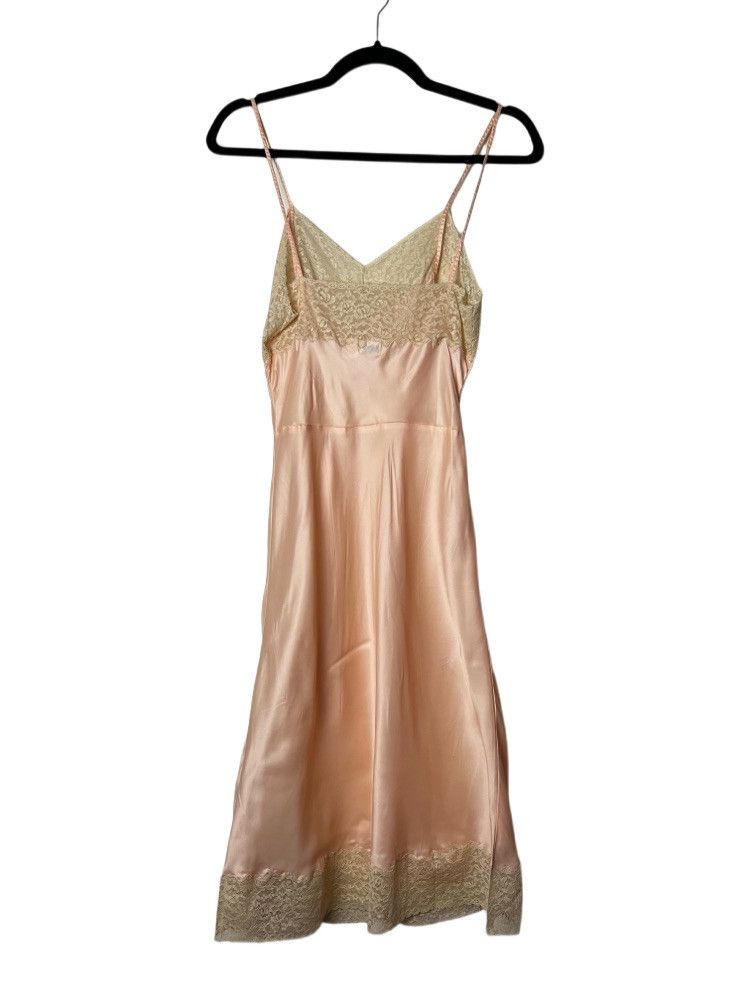 Vintage Vintage 1930's-1940's Tailored by Ro Jene Pink Rayon Slip Size ONE SIZE - 2 Thumbnail