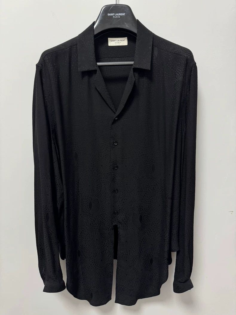 Saint Laurent Paris Saint Laurent Paris 20ss show silk baby's breath polka-dot Size US XXS / EU 40 - 1 Thumbnail