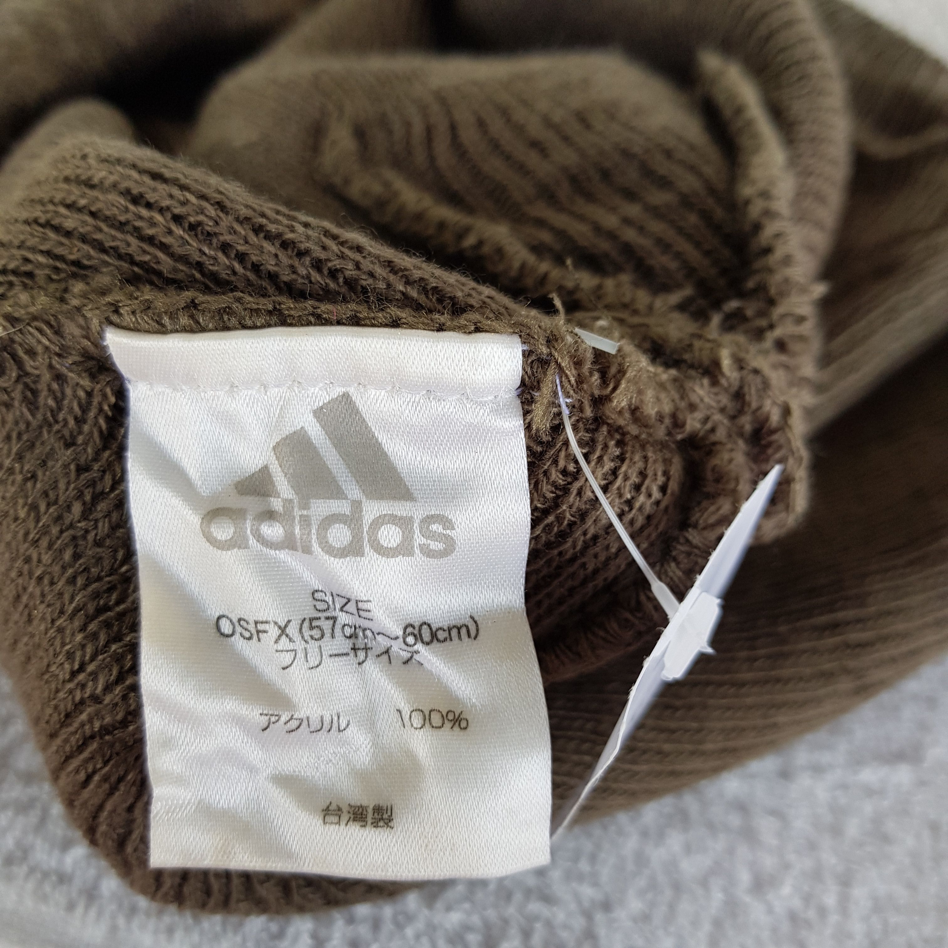 Adidas Vintage Adidas Beanie 90s Adidas Ribbed Knit Snow Caps Hats Size ONE SIZE - 6 Thumbnail