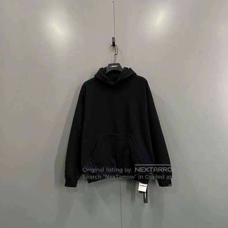 Balenciaga Balenciaga Black hoodie Size US L / EU 52-54 / 3 - 1 Thumbnail