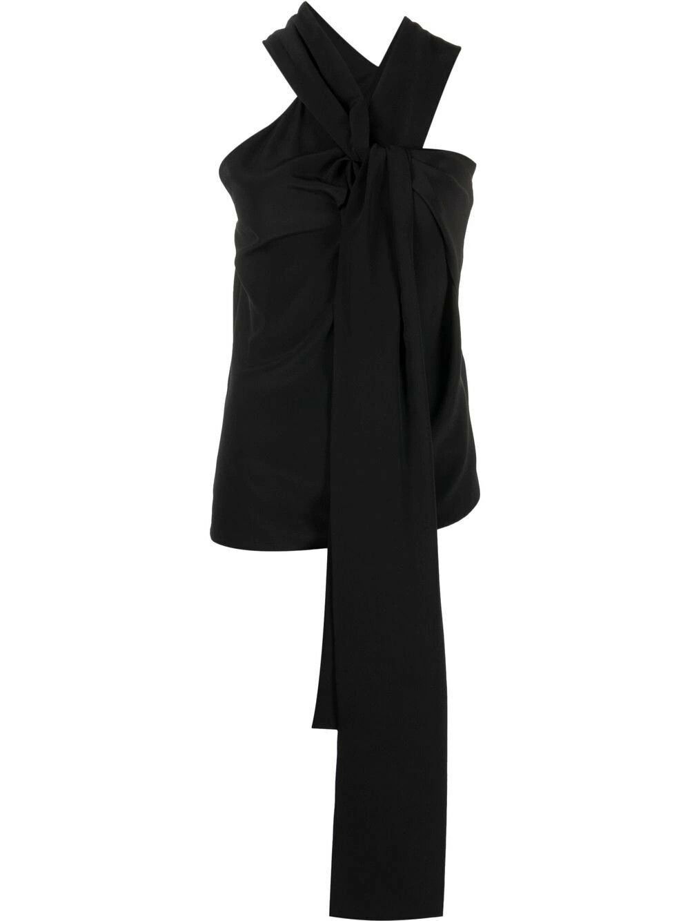 Givenchy o1y0925 Silk Blouse in Black Size M / US 6-8 / IT 42-44 - 1 Thumbnail