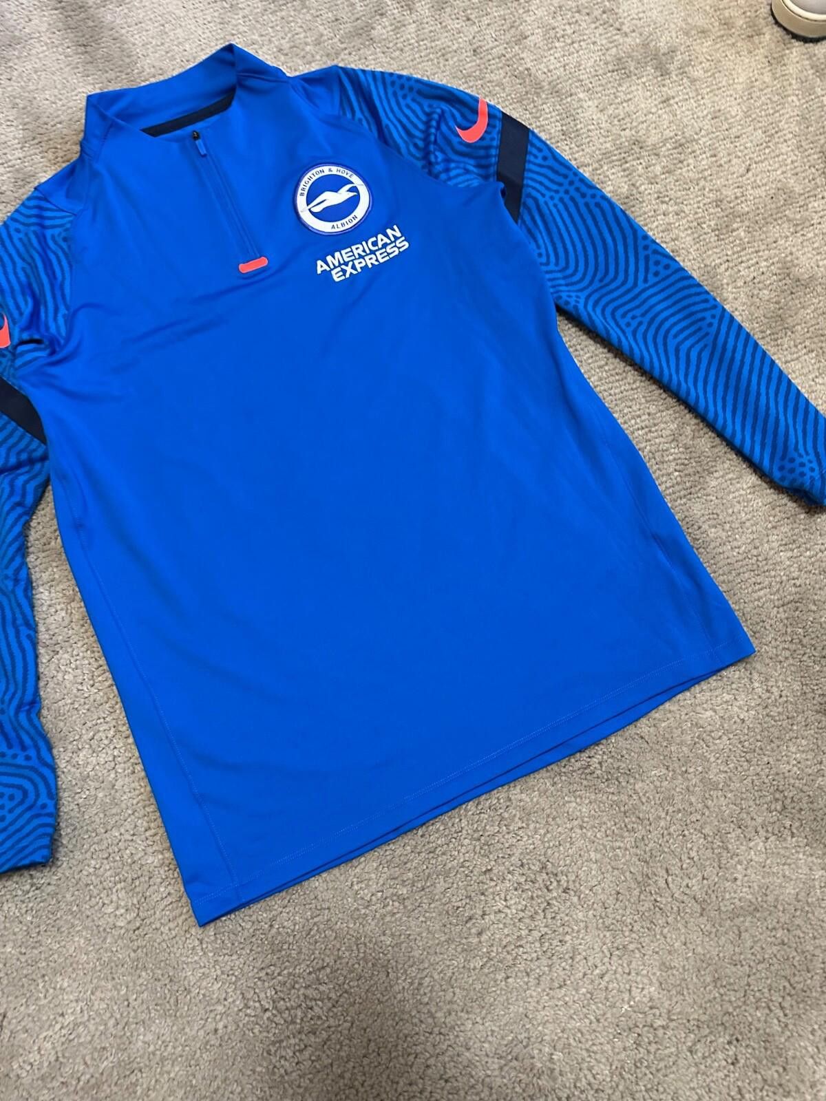 Nike Nike Brighton 2022-23 Football Soccer Drill Top 1/4 Zip Sz L Size US L / EU 52-54 / 3 - 2 Thumbnail