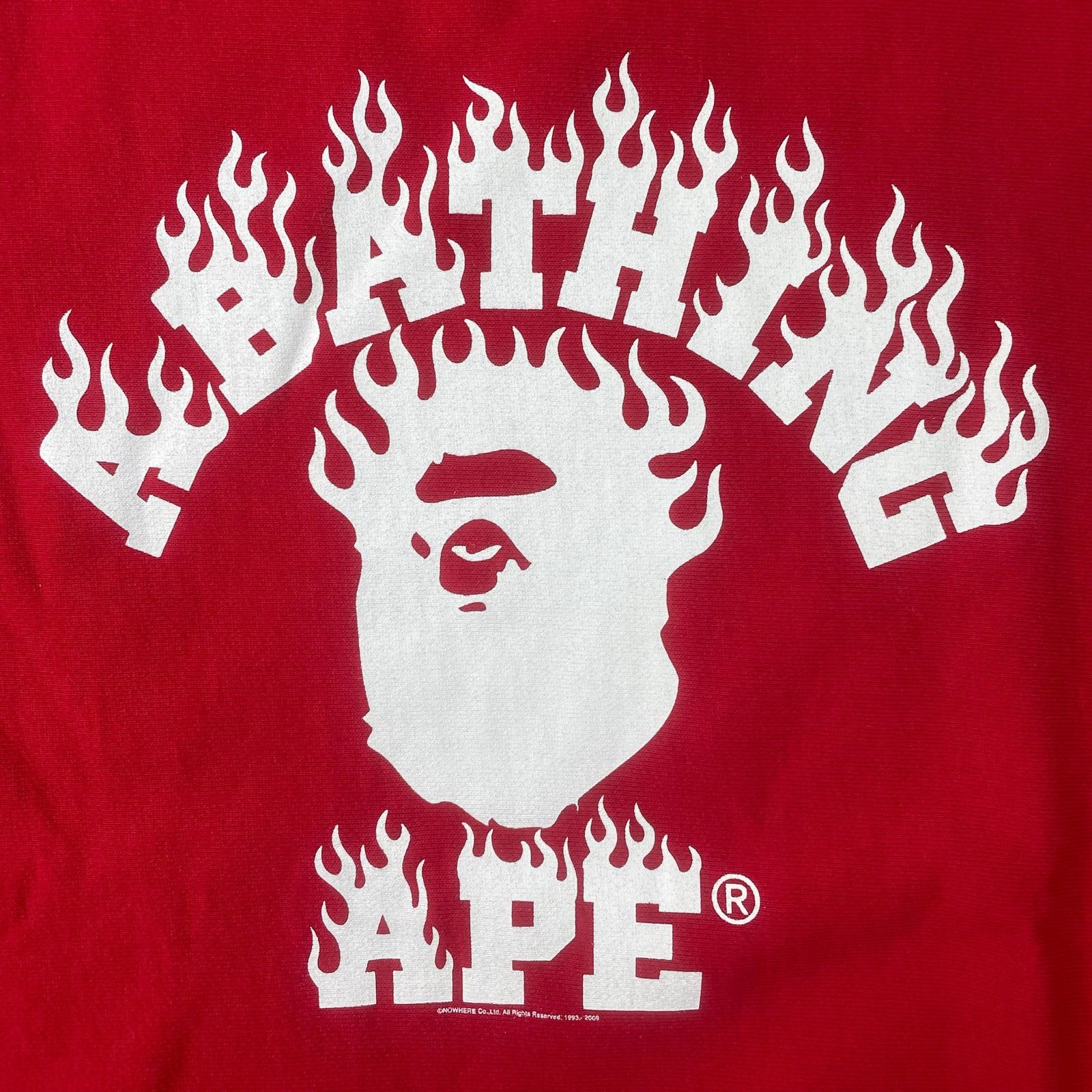 Bape 2009 BAPE Flame Logo Crewneck Size US M / EU 48-50 / 2 - 3 Thumbnail