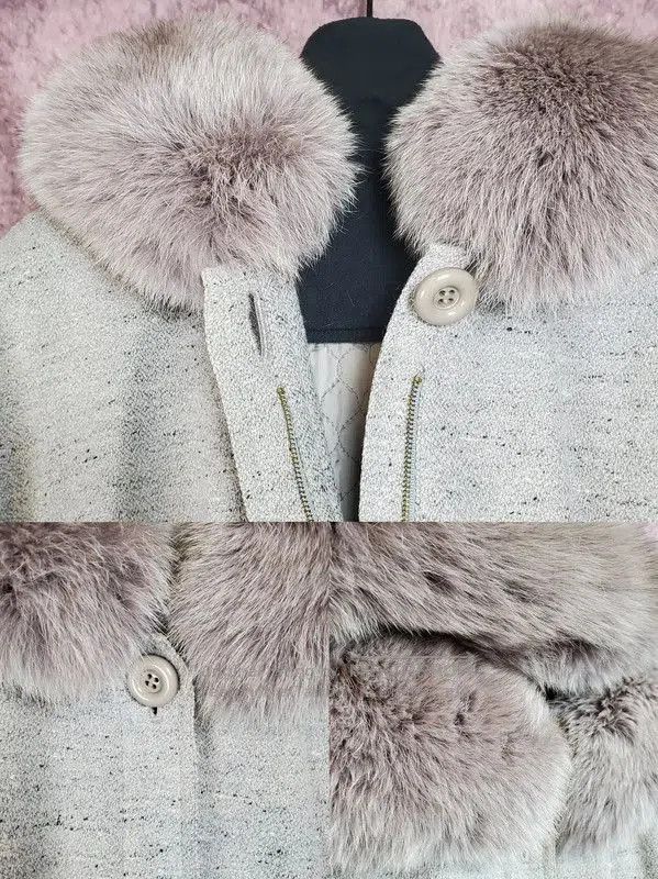 Dior Dior Lavender Wool-Blend Coat for Women . Size M / US 6-8 / IT 42-44 - 5 Thumbnail