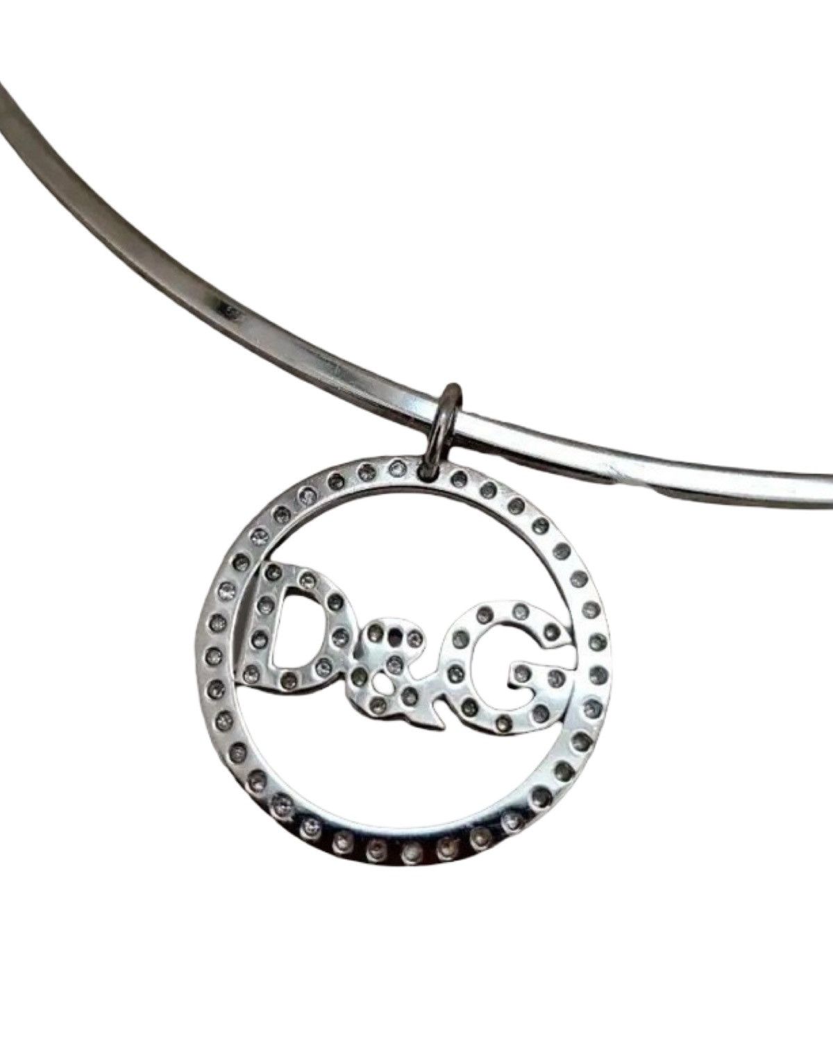 Dolce & Gabbana Silver Plated Choker Necklace Size ONE SIZE - 2 Thumbnail