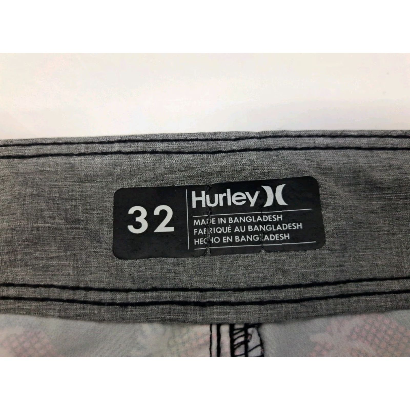 Hurley Hurley Mens Board Shorts Black/Multicolored Palm Trees 32 Quick Dry Stretch Drawstring Back Pocket Surfing Beach Gomer Tropical Regular Mens Size US 32 / EU 48 - 7 Thumbnail