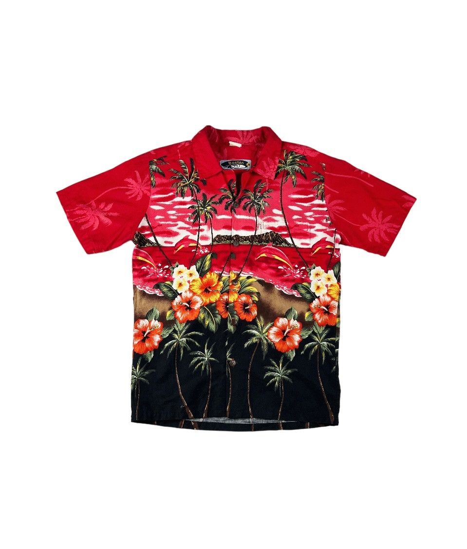 Vintage Vintage Hawaiian Shirt Boston L Size US L / EU 52-54 / 3 - 1 Thumbnail