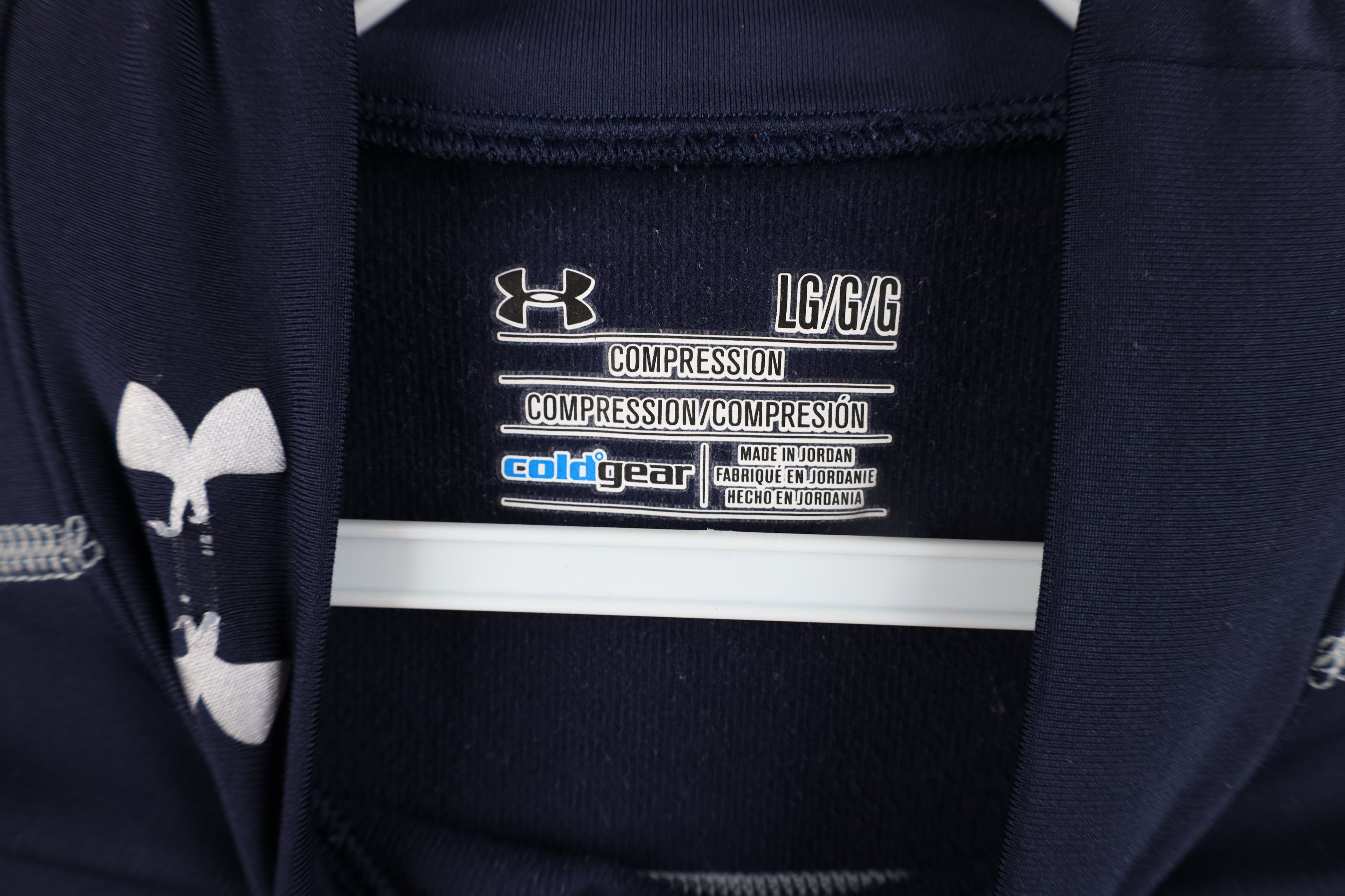 Under Armour × Vintage Under Armour Compression Mock Neck Long Sleeve T-Shirt Blue Size US L / EU 52-54 / 3 - 5 Thumbnail