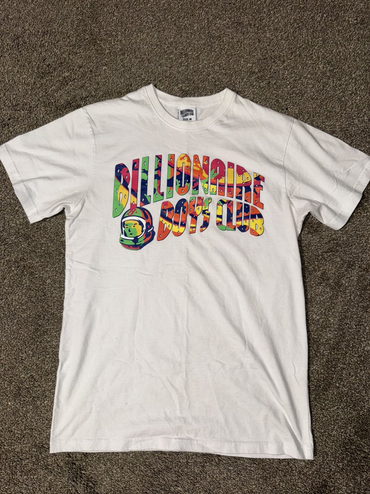 Billionaire Boys Club Billionaire Boys Club Multi-Color Logo Tee – White (Medium) Size US M / EU 48-50 / 2 - 1 Thumbnail