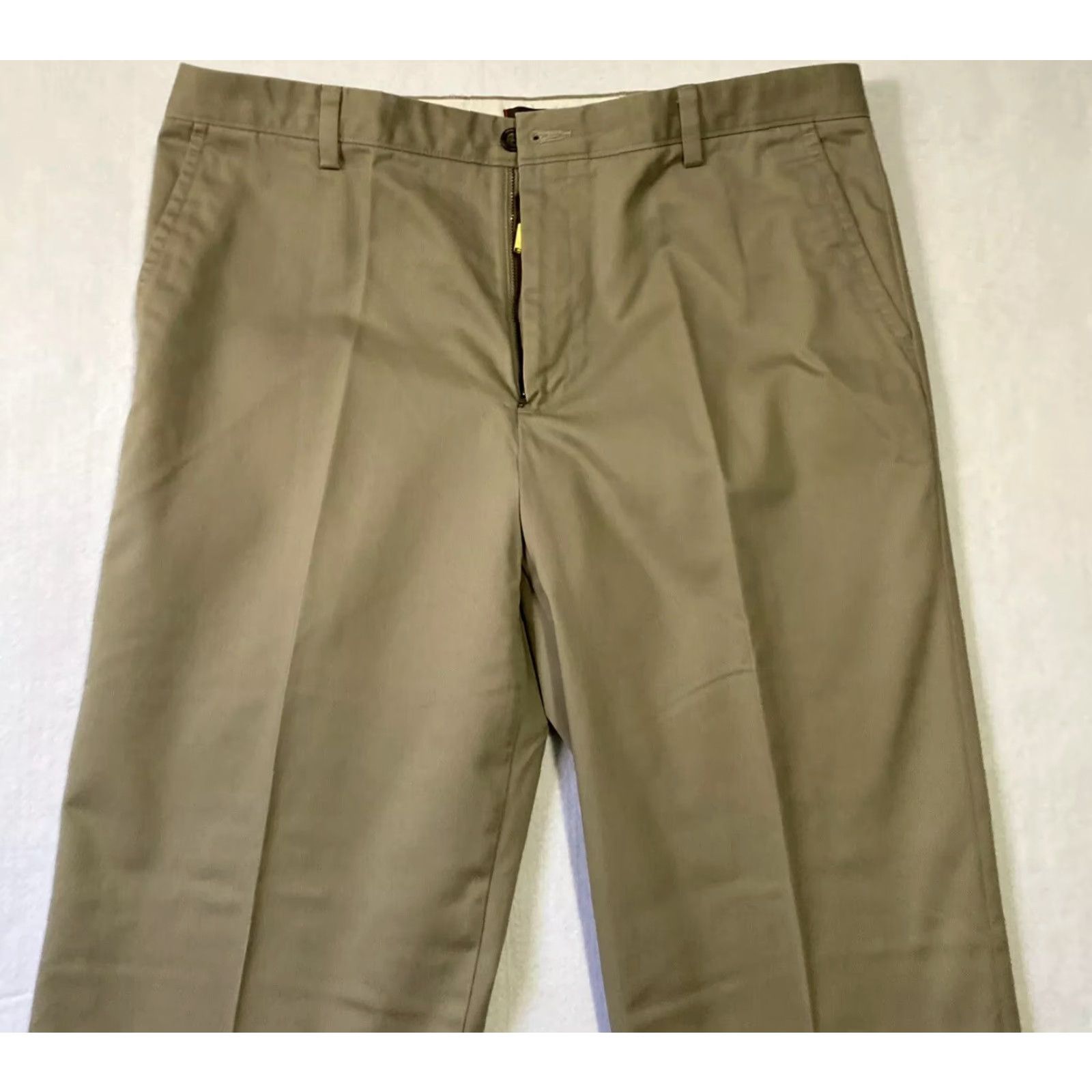 Polo Ralph Lauren Polo Ralph Lauren Dockers Chino Pants Men 38x34 Khaki Flat Front Beige Cotton Knit Regular Straight 34 Inseam Pants Mens Size US 38 / EU 54 - 2 Thumbnail
