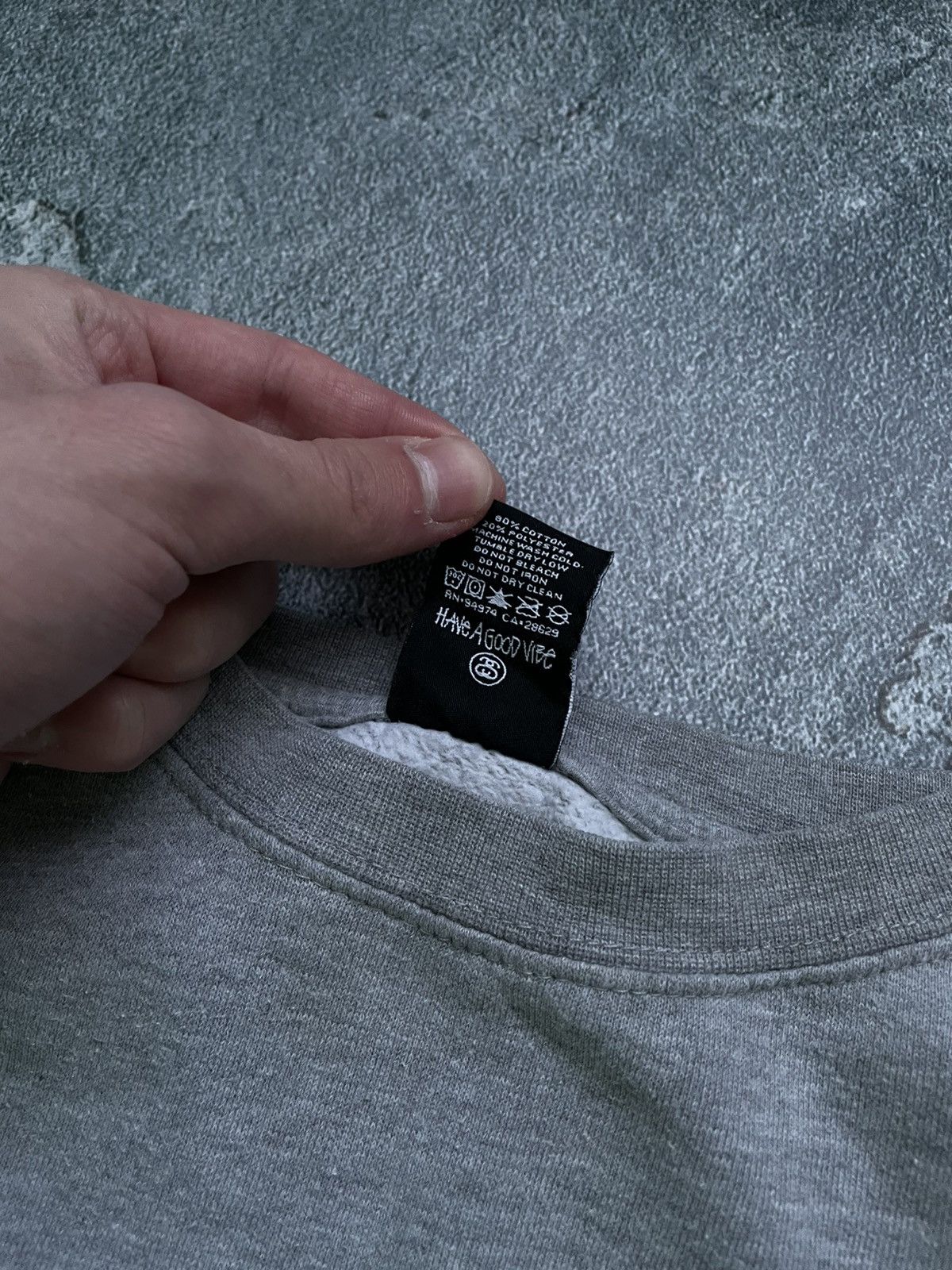 Stussy Grey Stussy Crewneck Sweatshirt Size US S / EU 44-46 / 1 - 4 Thumbnail