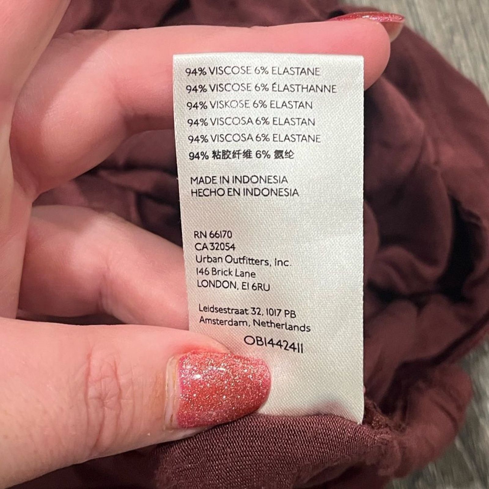 Free People We The Free Chocolate Brown V-Neck Tank Top Size XS Size XS / US 0-2 / IT 36-38 - 4 Thumbnail