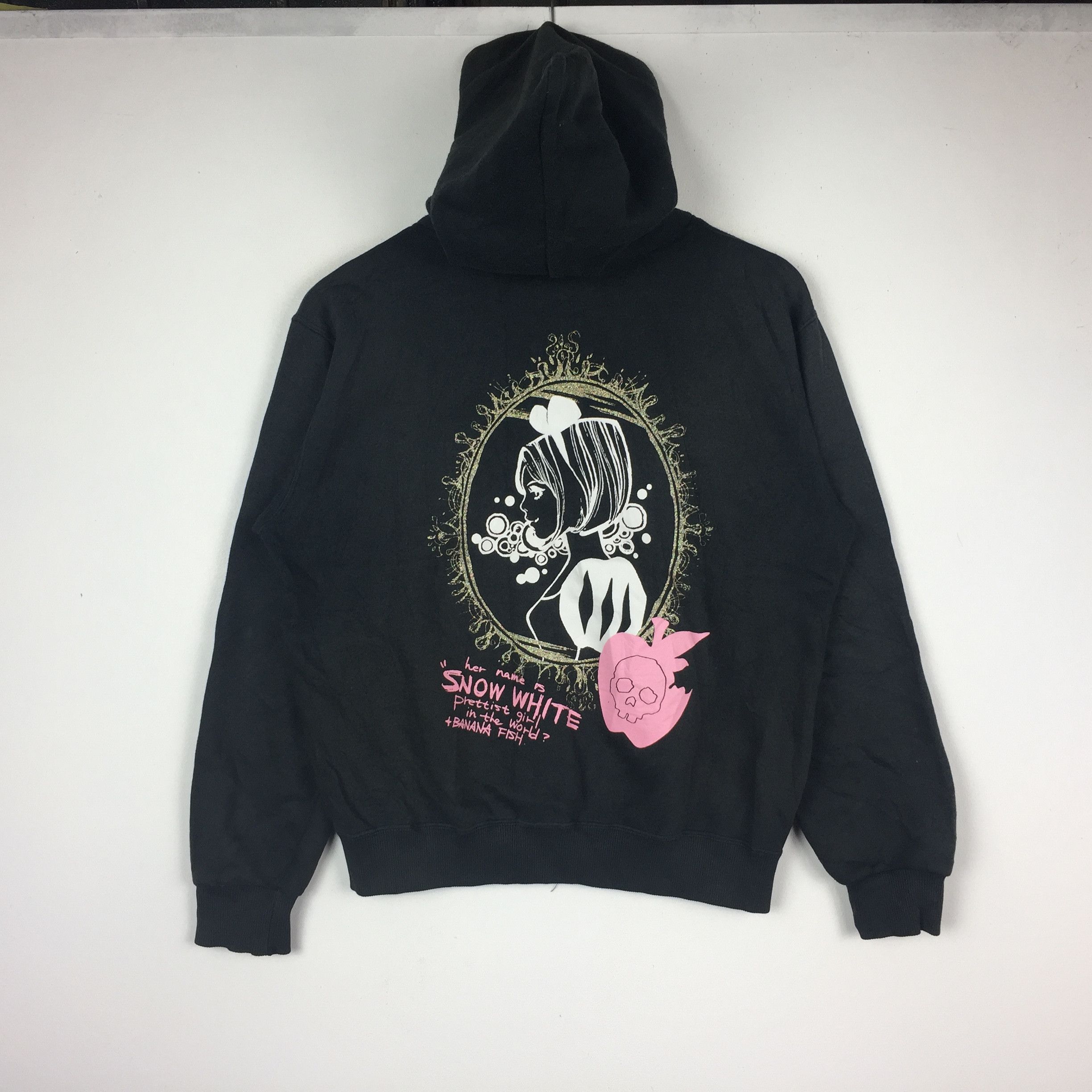 Snow White Banana Fish Brand Hoodie Zipper Jacket