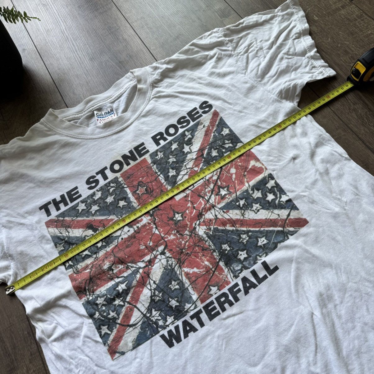 Band Tees × Japanese Brand × Vintage 90s The Stone Roses Waterfall Psychodelic Vintage Tee Shirt Size US L / EU 52-54 / 3 - 12 Thumbnail