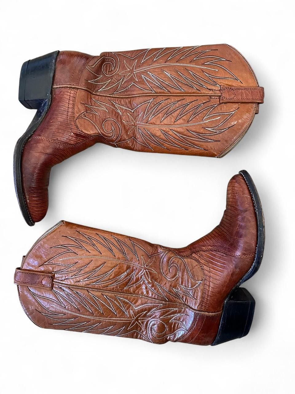 Dan Post Dan Post Women’s Cowboy Boots – Size 5.5C – Genuine Leather Size US 5.5 / IT 35.5 - 3 Thumbnail