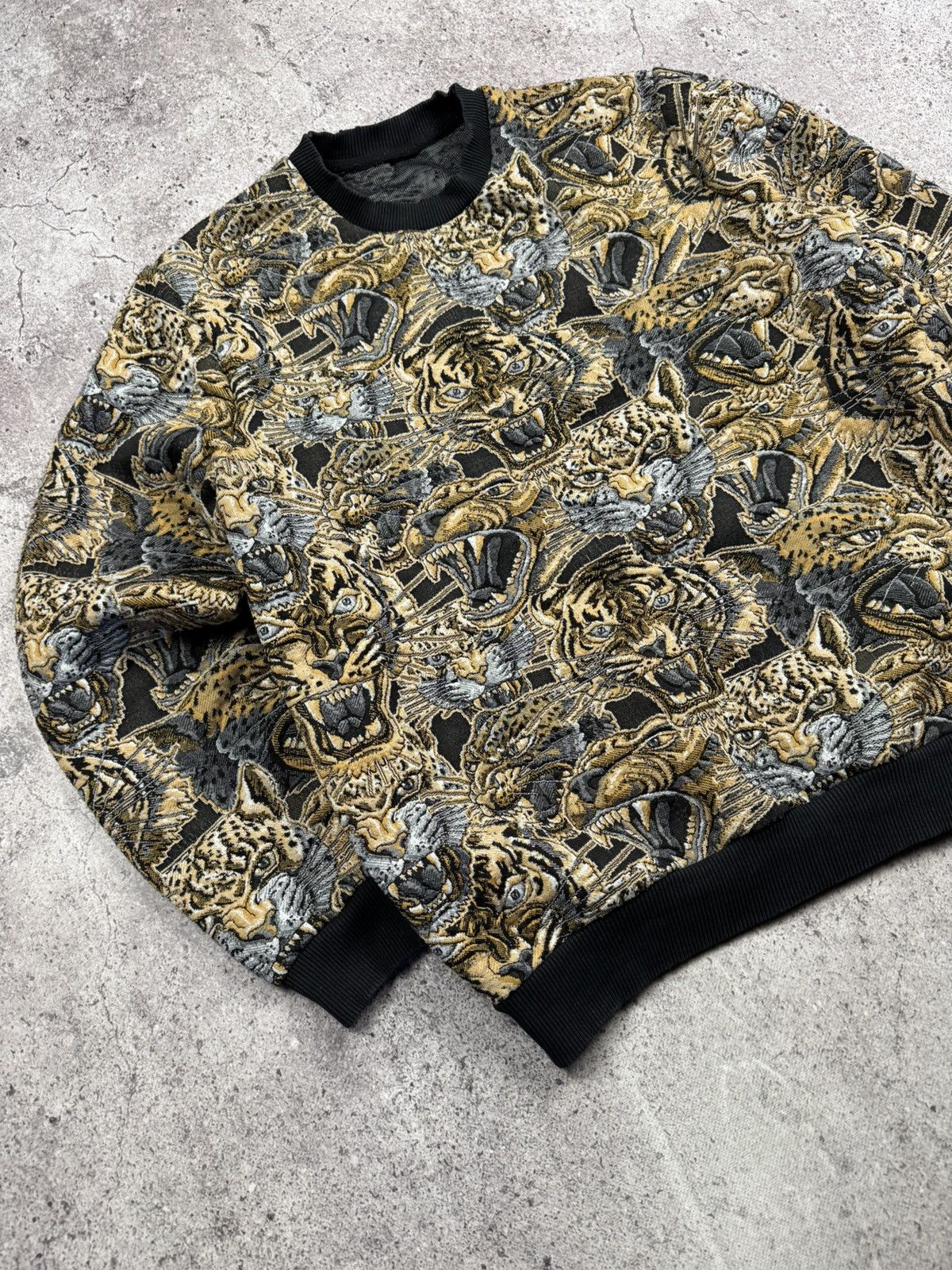 Hysteric Glamour Vintage Japanesse Tiger OverprintedSweatshirt Sweater Rare Size US M / EU 48-50 / 2 - 2 Thumbnail