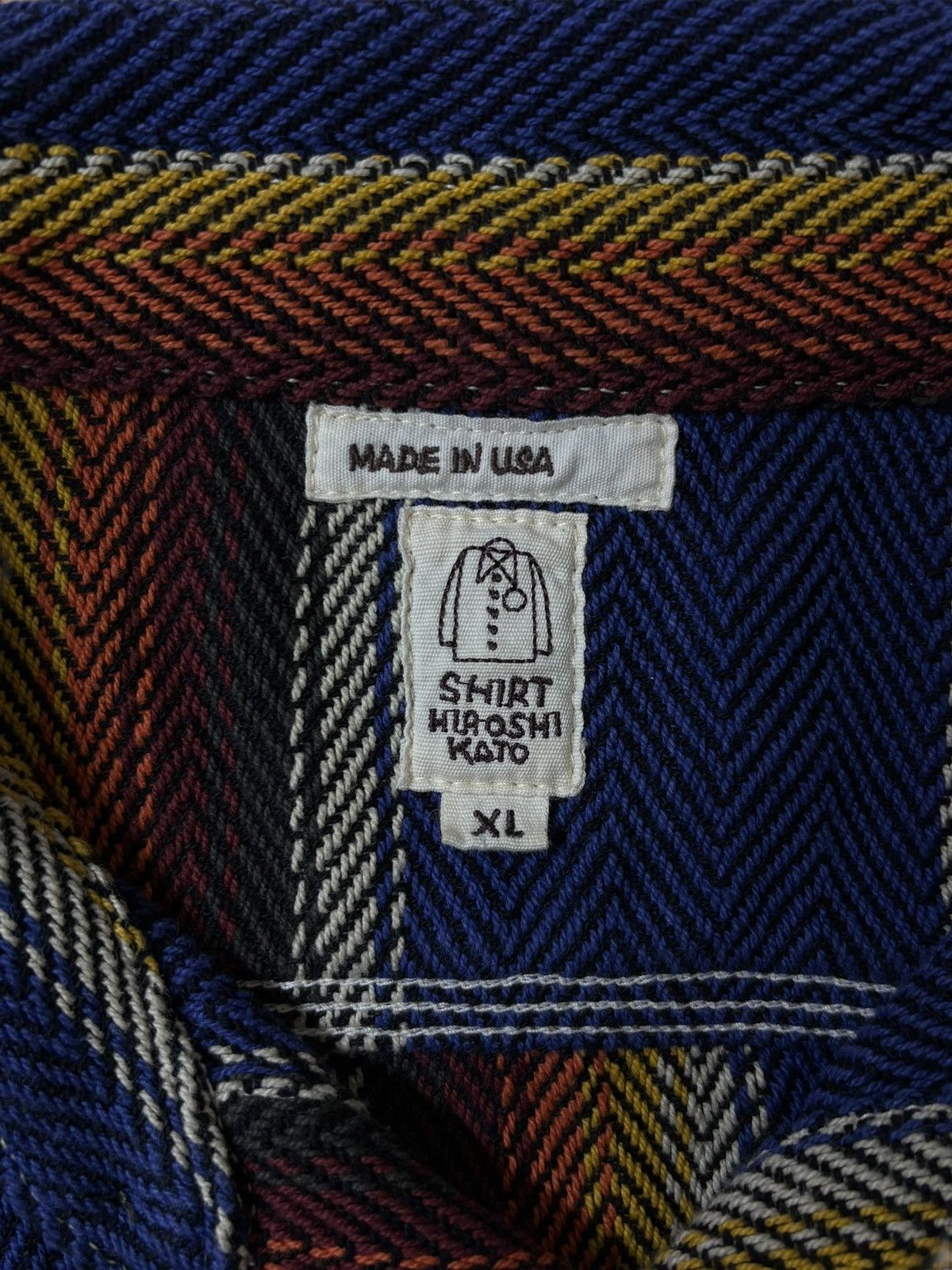 Hiroshi Kato Hiroshi Kato The Brace Long Sleeve Shirt Jacket Striped USA Size US XL / EU 56 / 4 - 10 Thumbnail