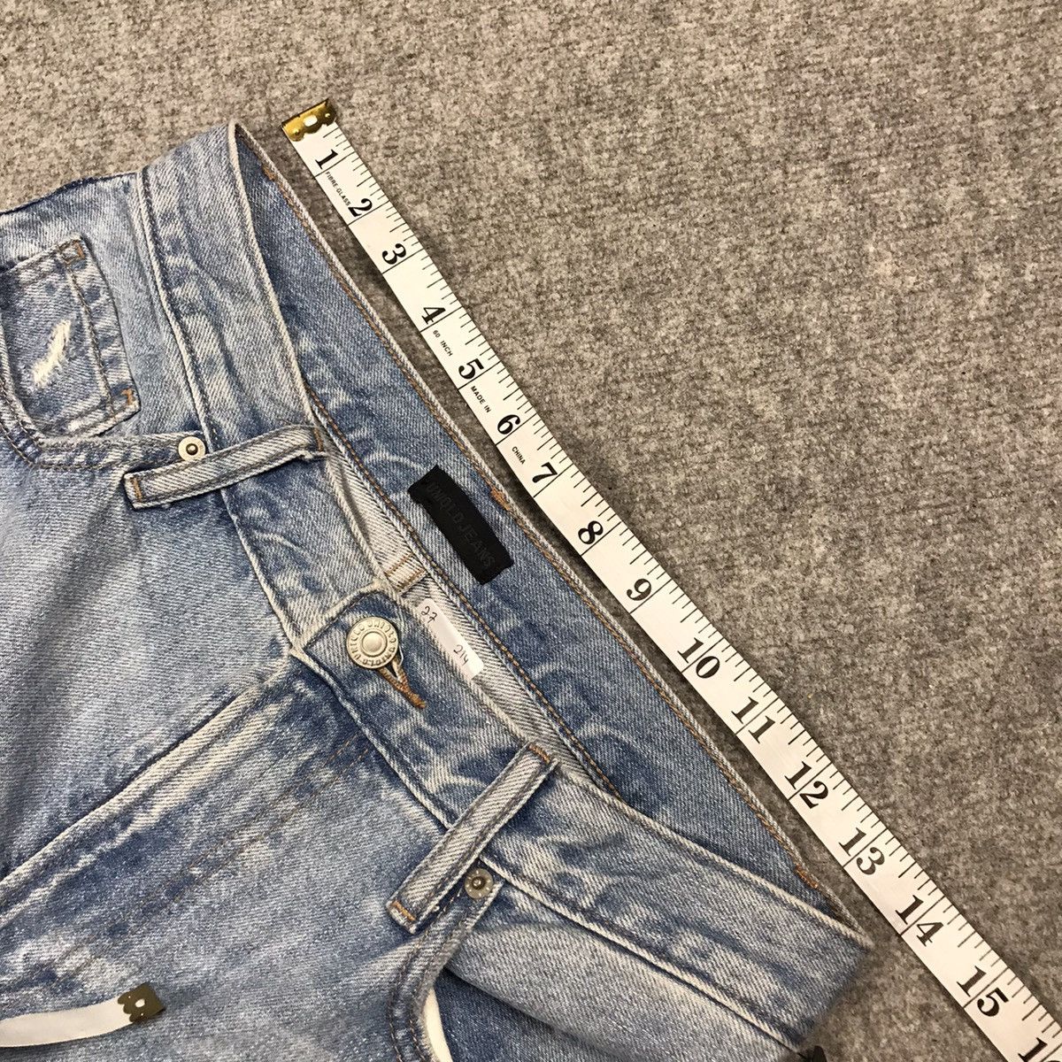 Japanese Brand × Uniqlo UNIQLO DISTRESSED DENIM PANTS BAGGY STYLE Size US 27 - 15 Thumbnail
