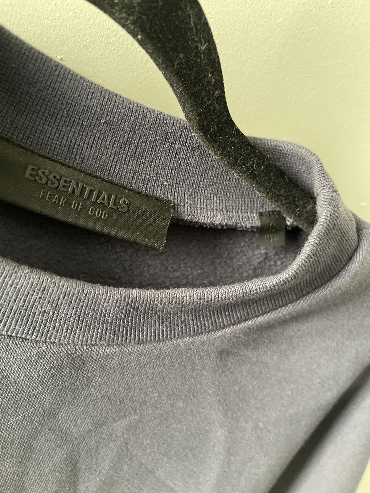 Essentials × Fear of God Fear of God Essentials Marine Fleece Crew Neck Sweatshirt Size US S / EU 44-46 / 1 - 4 Thumbnail
