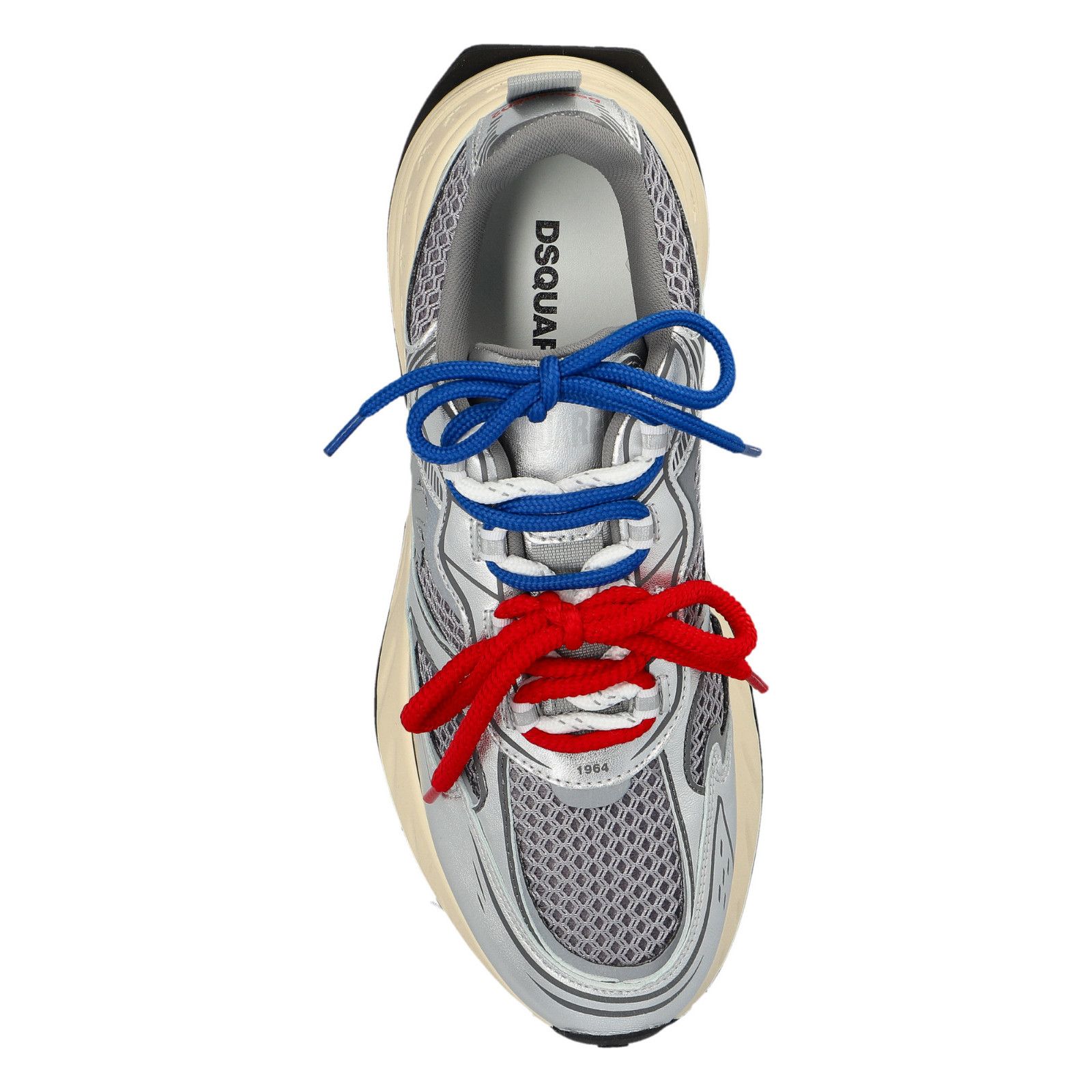 Dsquared2 DSQUARED2 Sprinter Silver Sneakers New & Authentic (Women's Size US 9 / IT 39 - 4 Thumbnail