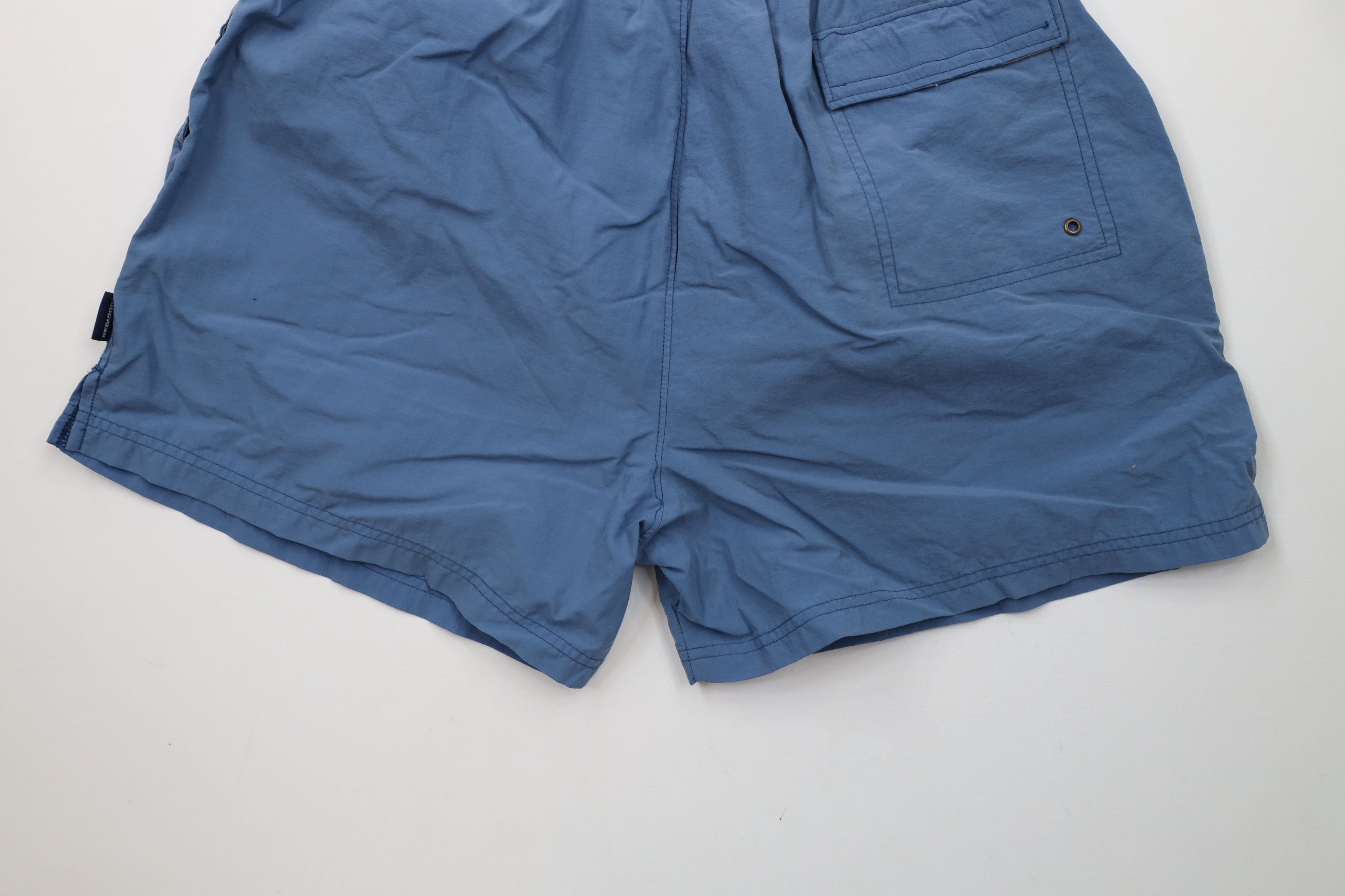 Vintage Vintage 90s Sea Doo Bombardier Lined Shorts Trunks Blue Size US 36 / EU 52 - 11 Thumbnail