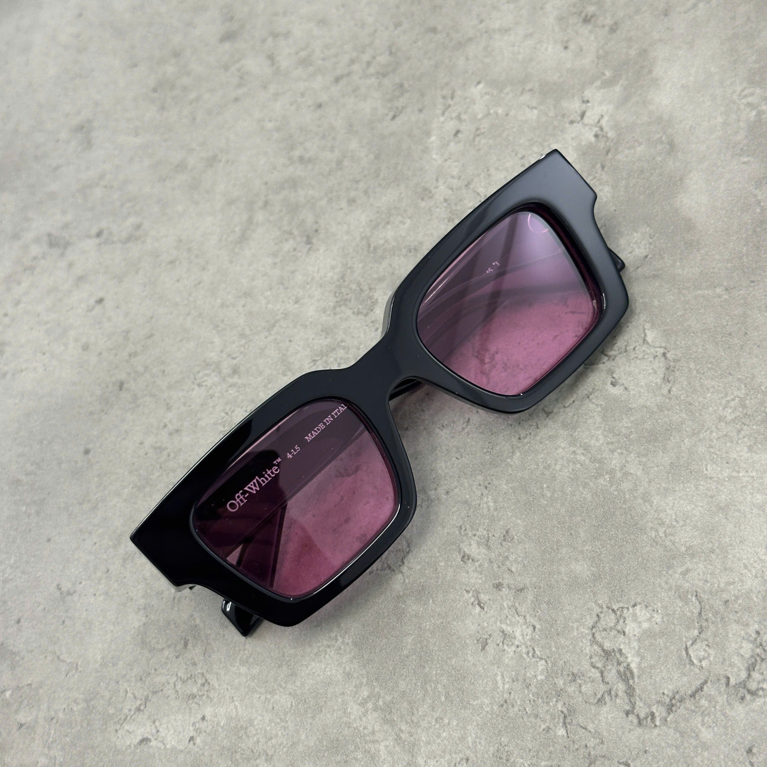 Off-White OFF WHITE Virgil Sunglasses BLACK/PINK Size ONE SIZE - 2 Thumbnail