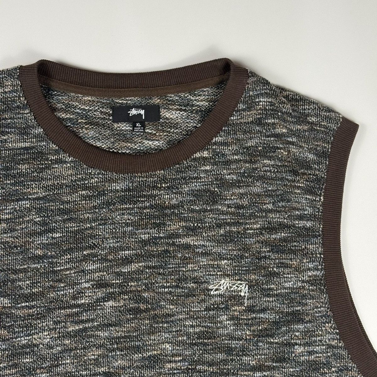 Stussy Stussy Knit Vest Size US XL / EU 56 / 4 - 4 Thumbnail