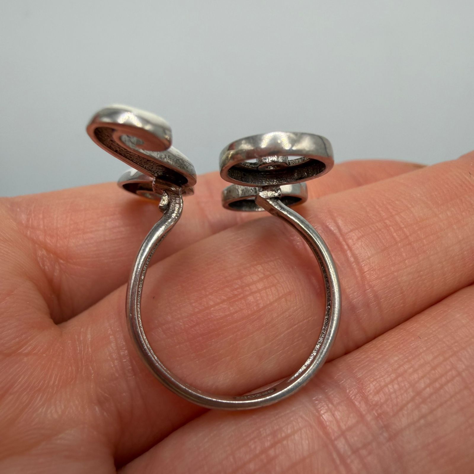 Vintage Vintage 925 Sterling Silver Women's Statement Ring Size 7.25 Size ONE SIZE - 10 Thumbnail