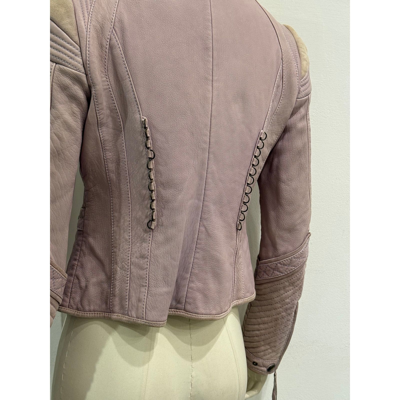 Roberto Cavalli 2000s Cavalli napoleon studded suede moto jacket Size M / US 6-8 / IT 42-44 - 7 Thumbnail