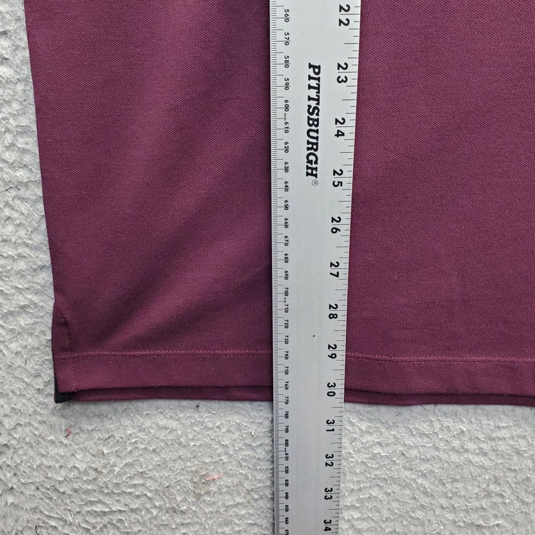 Vintage VRST Piping Club Polo Shirt Mens Size L Burgundy Short Sleeve Moisture Wicking Polo Size US L / EU 52-54 / 3 - 3 Thumbnail