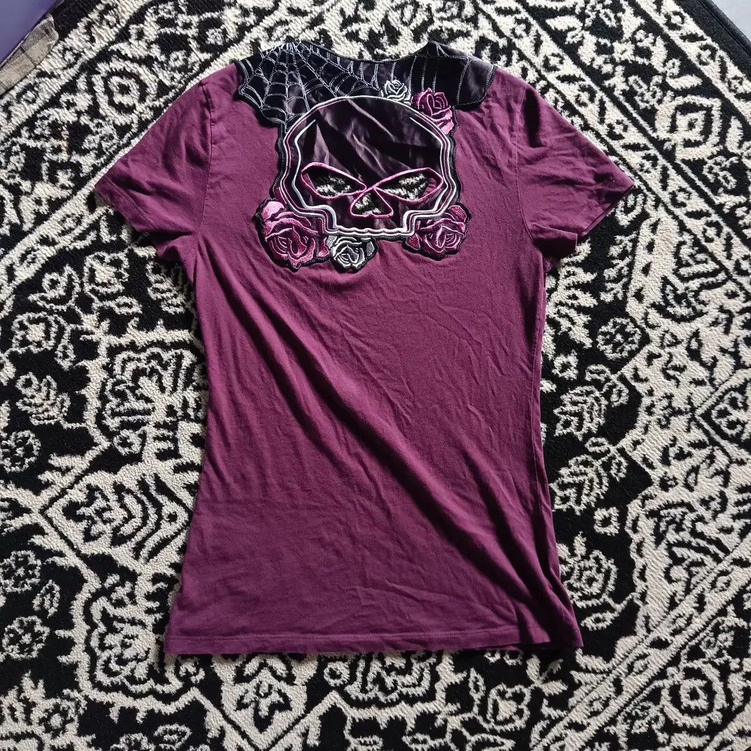 Harley Davidson Harley Davidson Semi-Backless Baby Tee Size M / US 6-8 / IT 42-44 - 3 Thumbnail