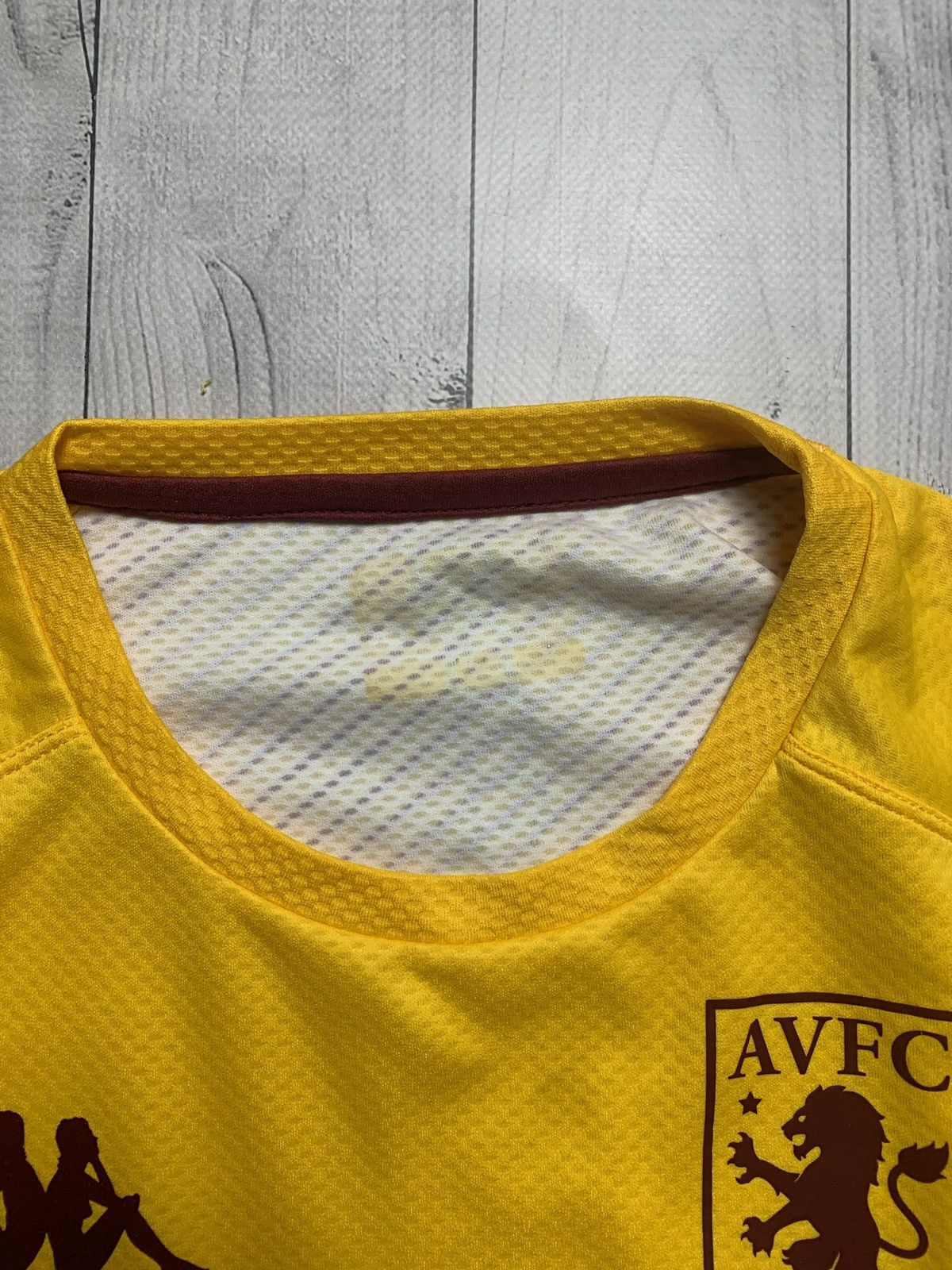 Vintage Vintage yellow Aston Villa soccer jersey Kappa M rare away Size US M / EU 48-50 / 2 - 9 Thumbnail