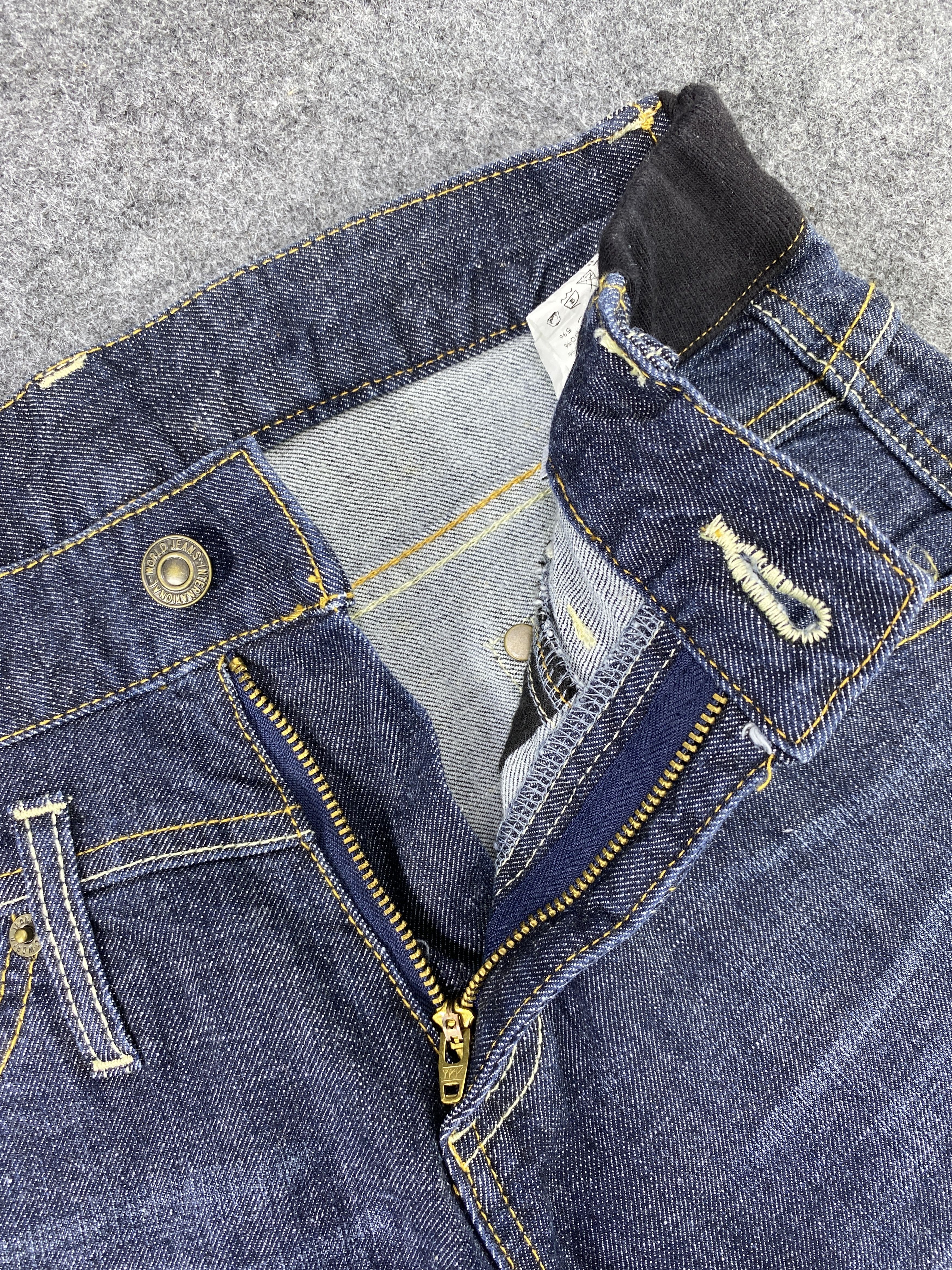 Japanese Brand Japanese Brand Blue Wash Bootcut Jeans - J1069 Size 26" / US 2 / IT 38 - 8 Thumbnail