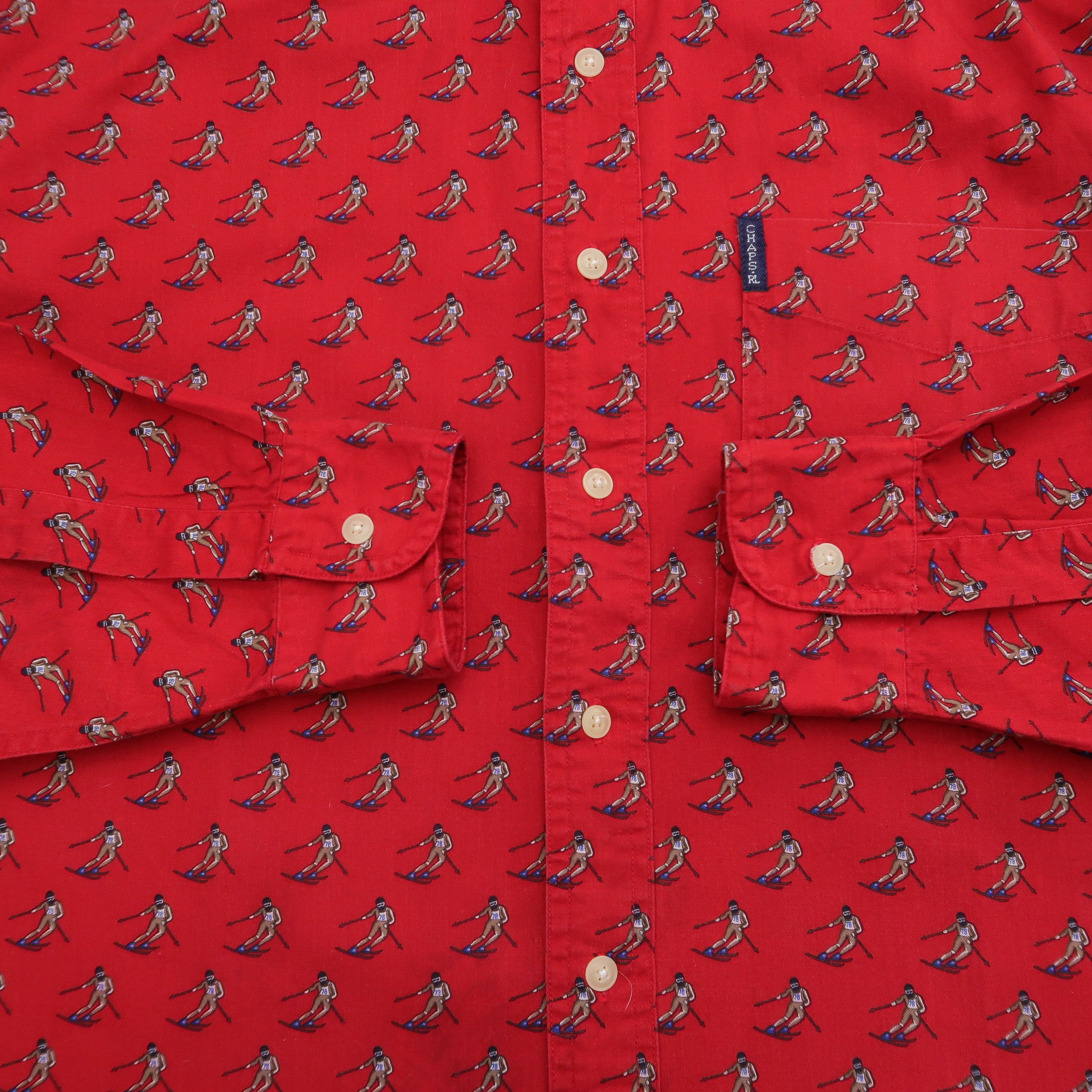Polo Ralph Lauren 2000s Chaps Ralph Lauren Skiman Pattern Western Shirt Size US M / EU 48-50 / 2 - 10 Thumbnail