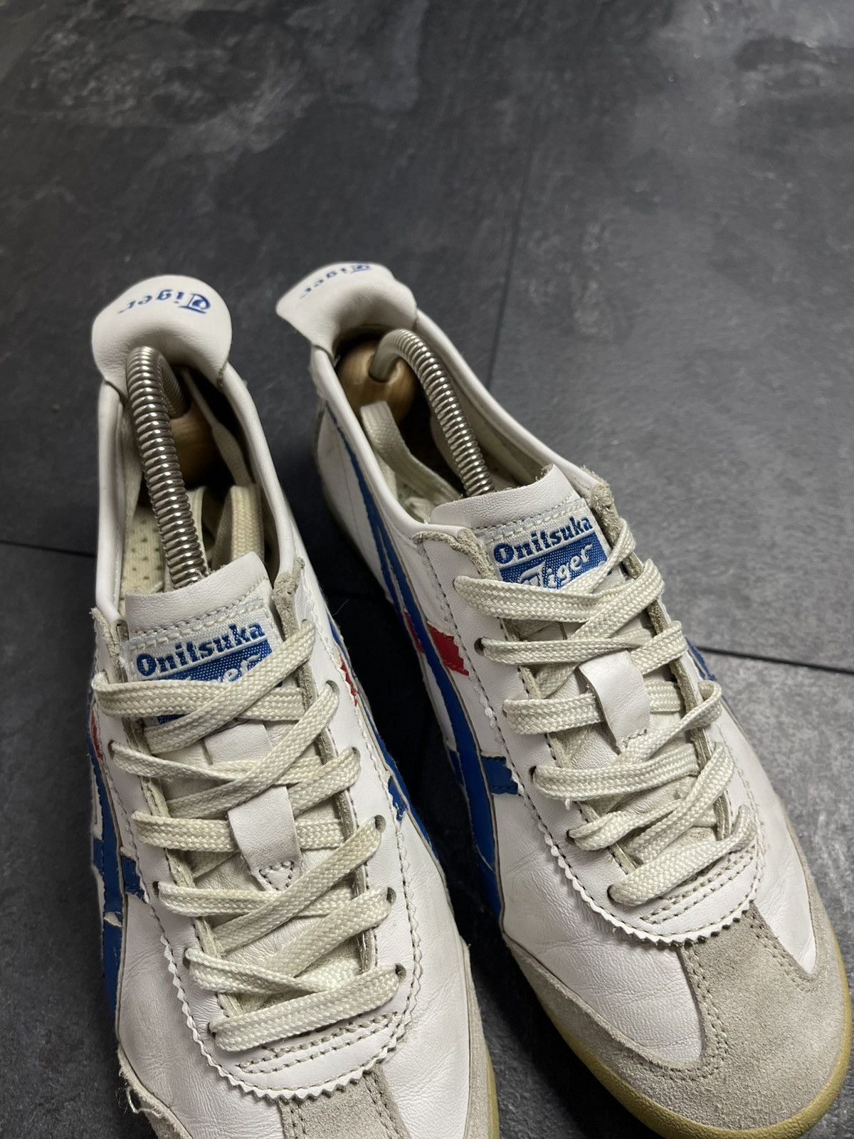 Asics × Onitsuka Tiger × Vintage VINTAGE ASICS TIGER ONITSUKA LEATHER CLASSIC SNEAKERS 90s Size US 5 / EU 37 - 5 Thumbnail