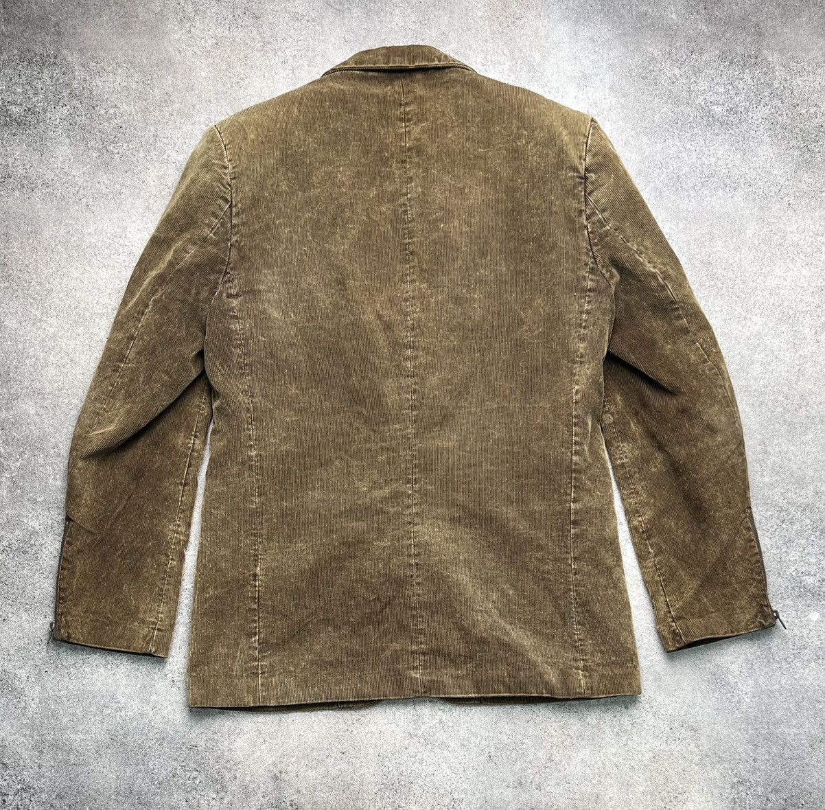 Other Japanese corduroy grunge blazer jacket with zip elements Size US L / EU 52-54 / 3 - 5 Thumbnail