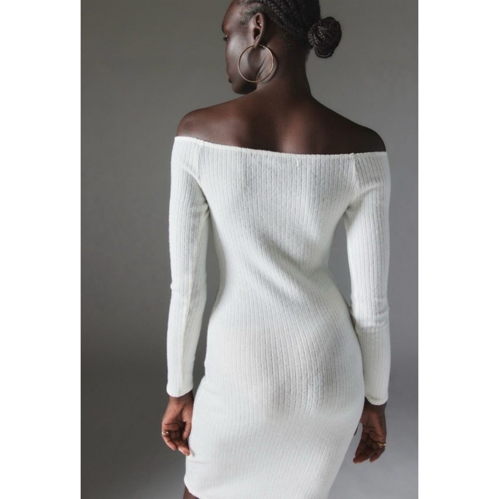 Urban Outfitters Urban Outfitters Silence + Noise Cookie Cozy Midi Dress S Size S / US 4 / IT 40 - 16 Thumbnail