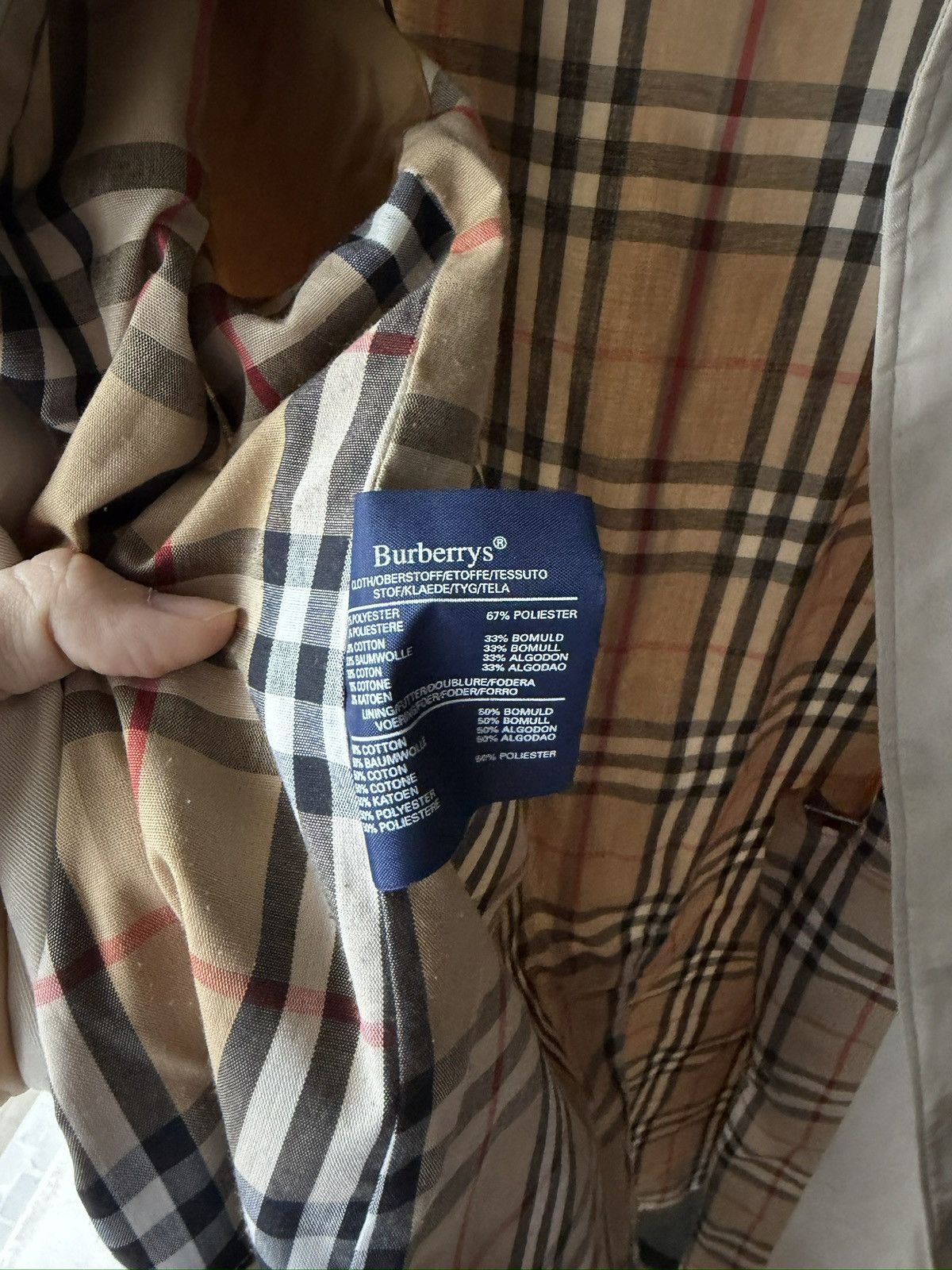 Burberry Burberry trench nova check Size US L / EU 52-54 / 3 - 11 Thumbnail