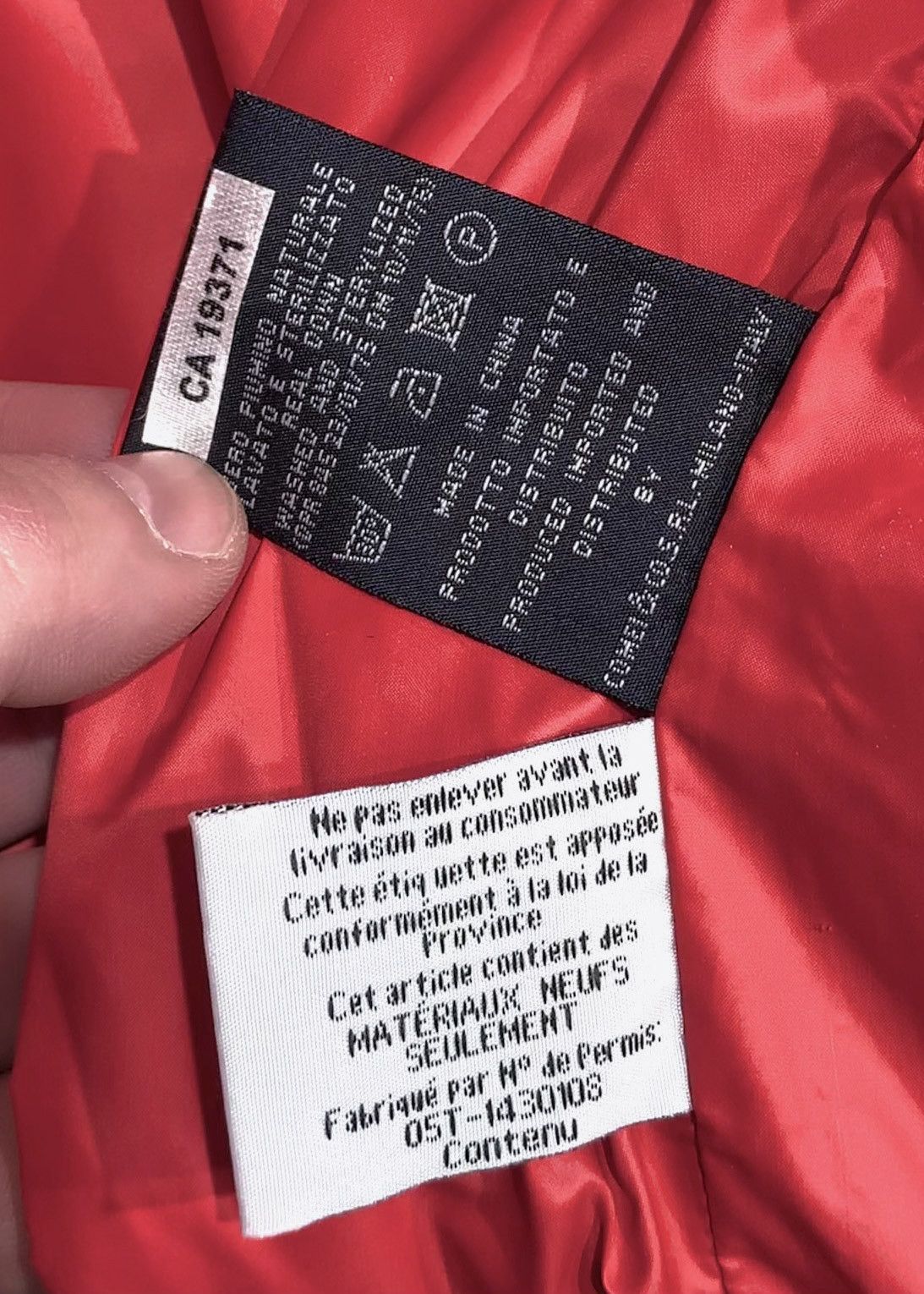 Add Add Red Down Filled Puffer Bomber Jacket Size US M / EU 48-50 / 2 - 10 Thumbnail