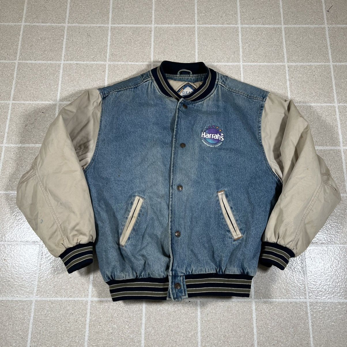 Gear for Sports Gear For Sports Harrah’s Casino Denim Bomber Varisty Jacket Size US M / EU 48-50 / 2 - 1 Thumbnail
