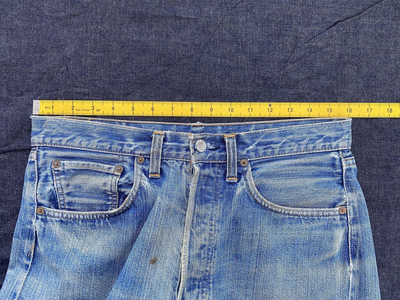 Levi's Vintage 70s Levis 501 Redline #6 Selvedge Jeans Single Size US 32 / EU 48 - 13 Thumbnail