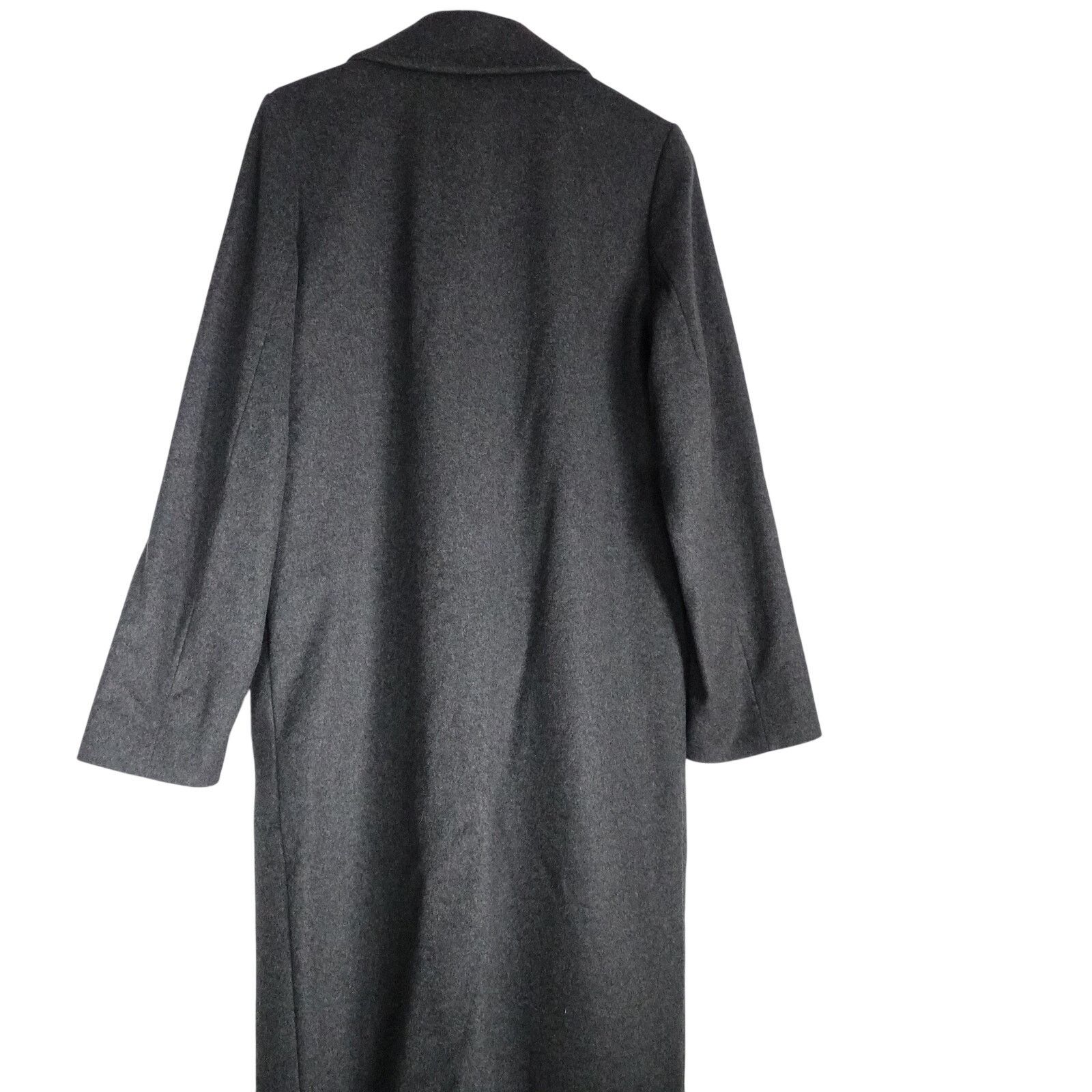Quince Quince Medium Italian Wool Single Breasted Coat Charcoal Size M / US 6-8 / IT 42-44 - 11 Thumbnail