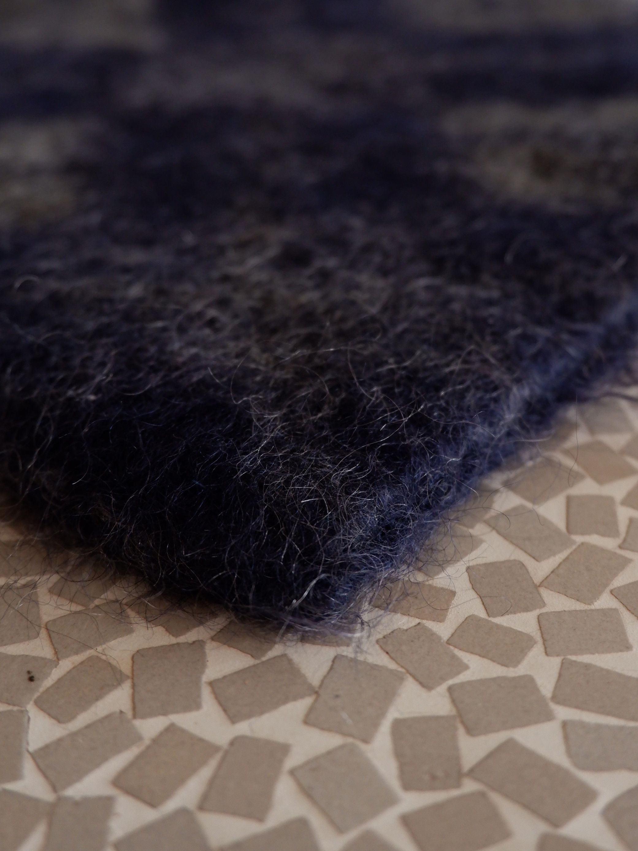Prada Last drop! Prada argyle pattern furry mohair scarf FW11 Size ONE SIZE - 3 Thumbnail