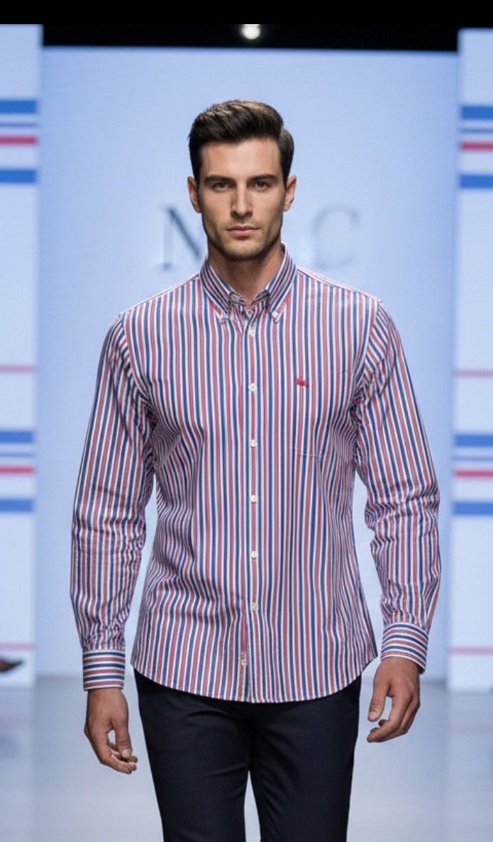 Burberry multicolored Burberry shirt striped size xl Size US XL / EU 56 / 4 - 3 Thumbnail