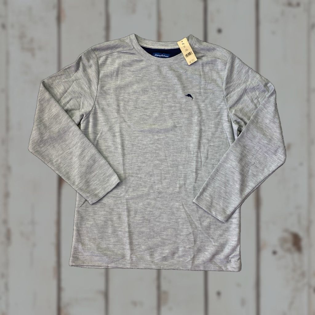 Tommy Bahama Tommy Bahama Thermal Crewneck Long Sleeve Shirt Men’s M Grey Marlin Logo NWT Size US M / EU 48-50 / 2 - 1 Thumbnail