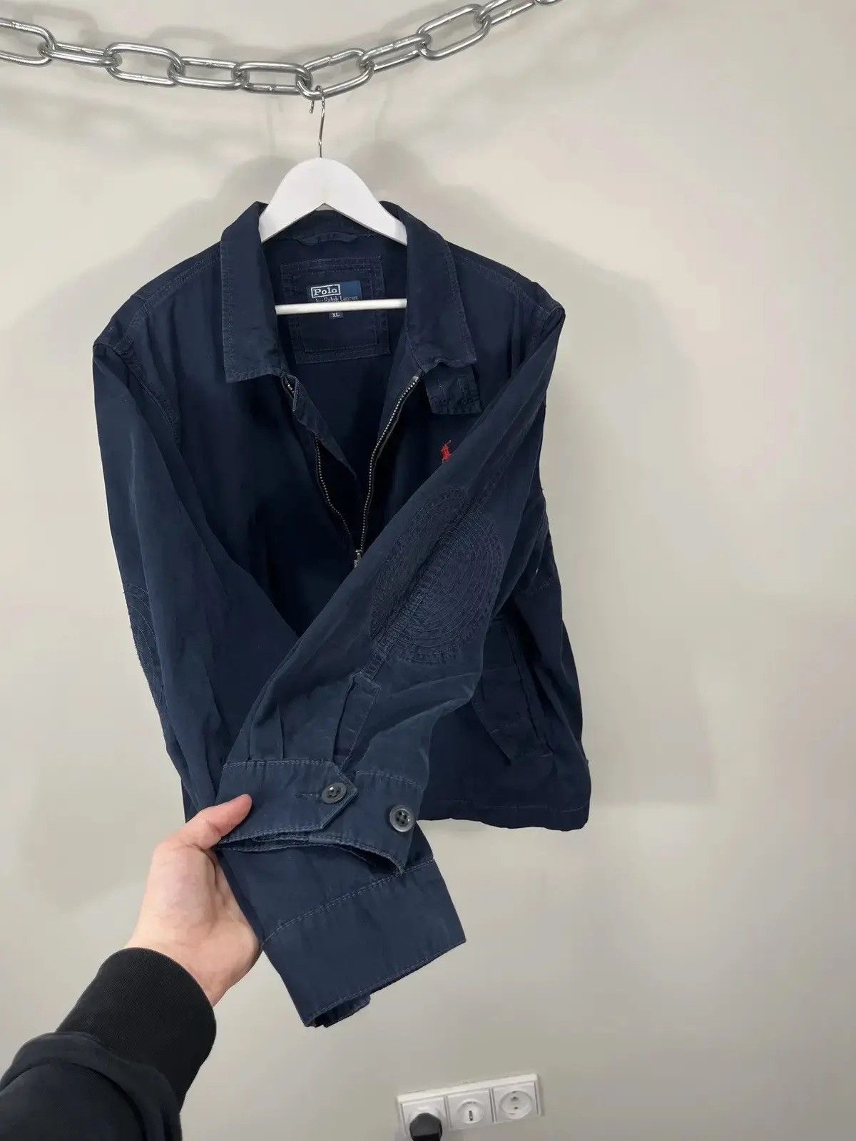 Polo Ralph Lauren × Ralph Lauren × Vintage Vintage Polo Ralph Lauren Y2K Navy Classic Luxury Jacket Size US XL / EU 56 / 4 - 7 Thumbnail