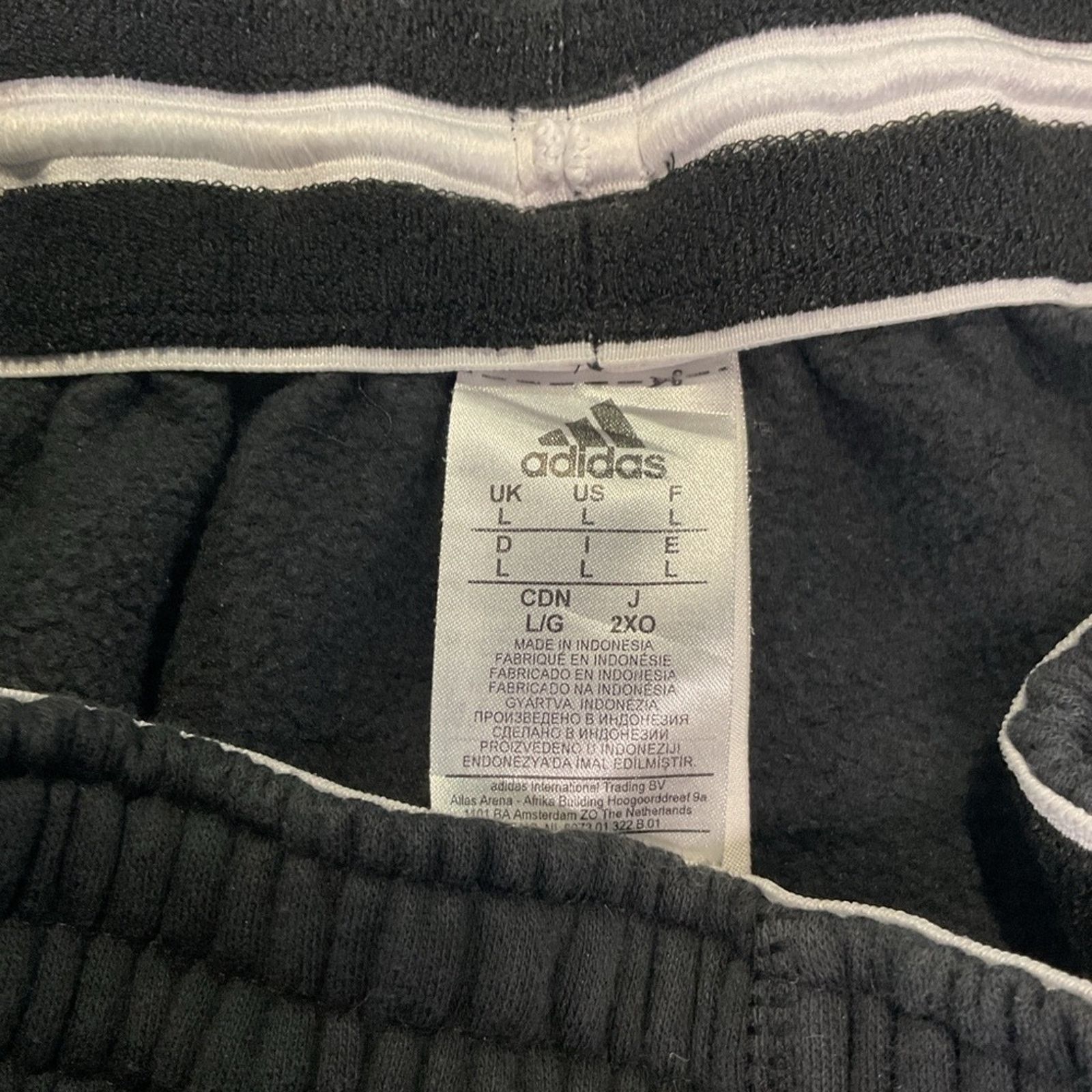Adidas Adidas Three Stripe Sweatpants Size US 29 - 3 Thumbnail
