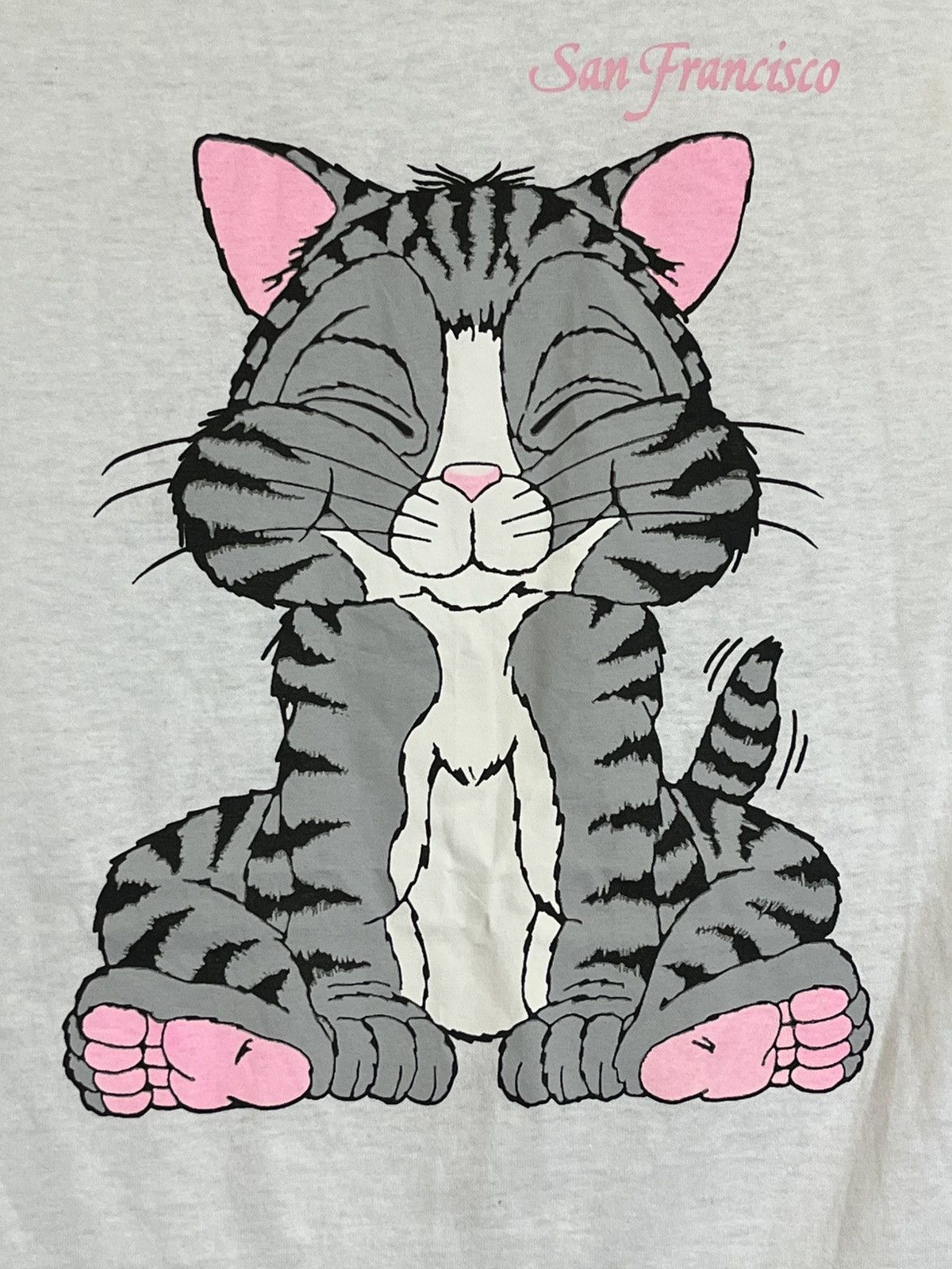 Vintage NICE🔥VINTAGE 80s CAT SAN FRANCISCO 50/50 TEE SHIRT Size US M / EU 48-50 / 2 - 3 Thumbnail