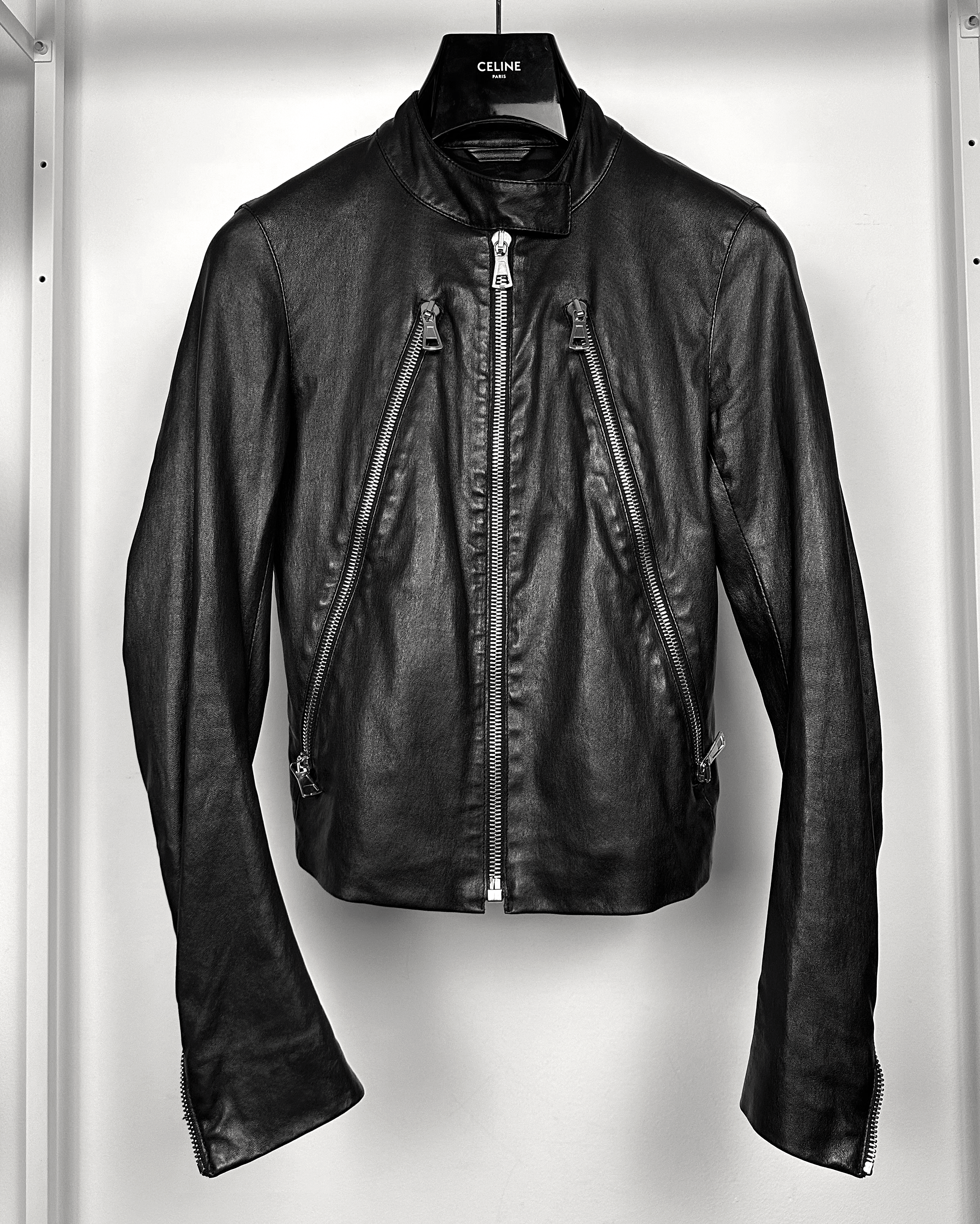 Maison Margiela Maison Margiela 5 Zip Leather Jacket Size US S / EU 44-46 / 1 - 3 Thumbnail