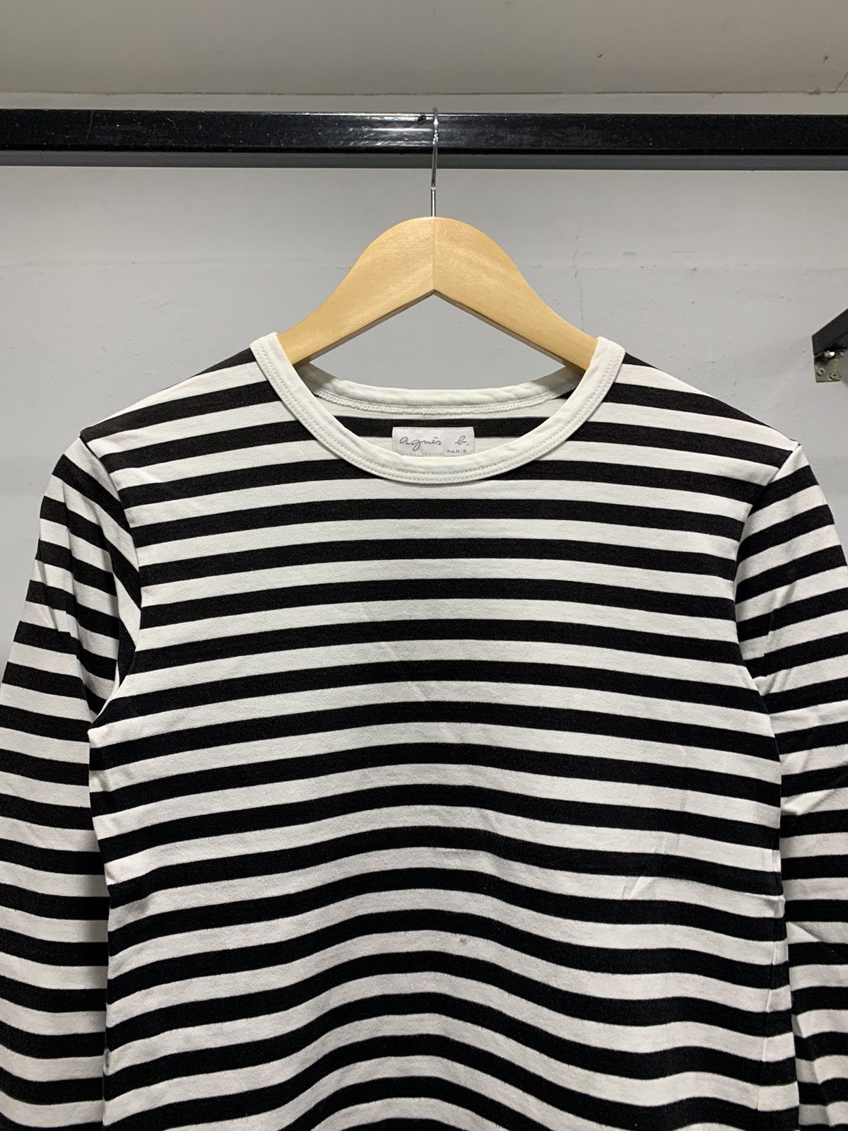 Designer × OVER THE STRiPES × agnes b. Agnes B. Ls Tshirt Made in Japan Size S / US 4 / IT 40 - 3 Thumbnail